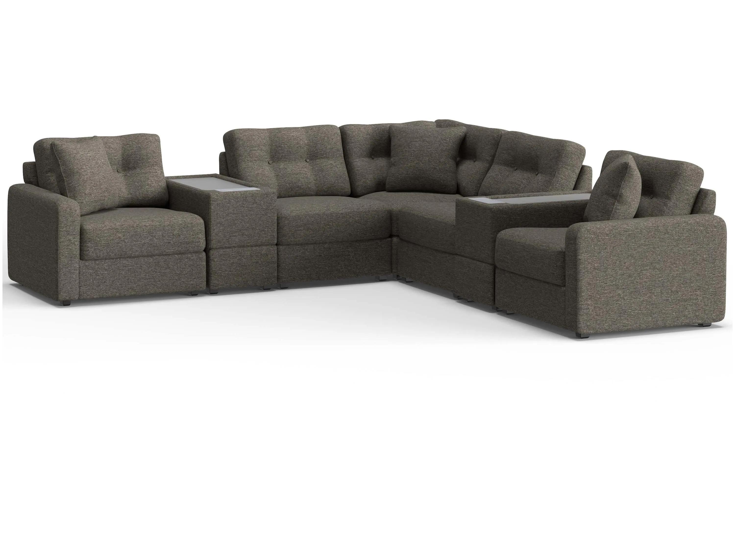 ModularOne 7-pc. Sectional w/Two PowerConsole