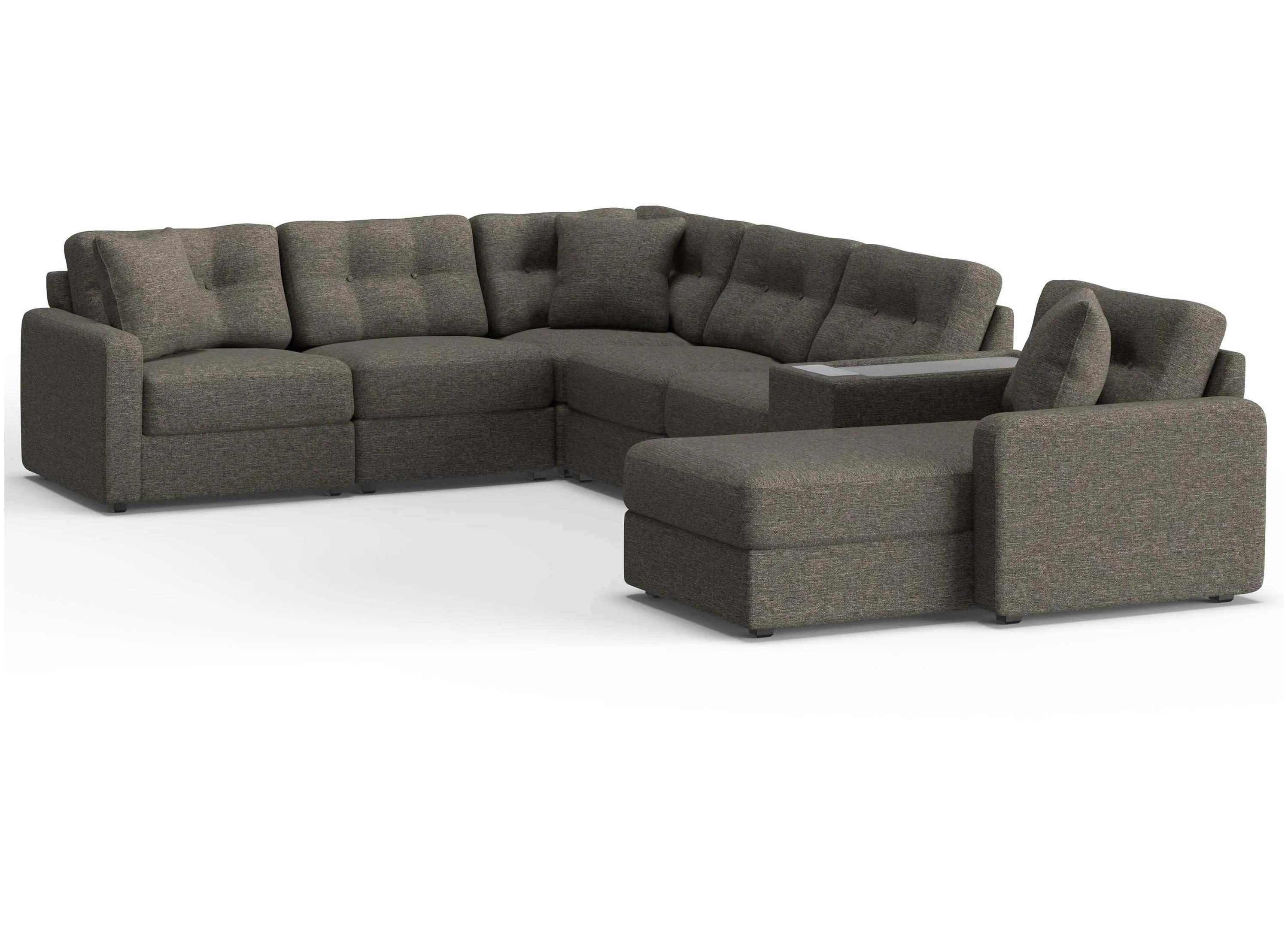 ModularOne 7-pc. Sectional w/One Power Console