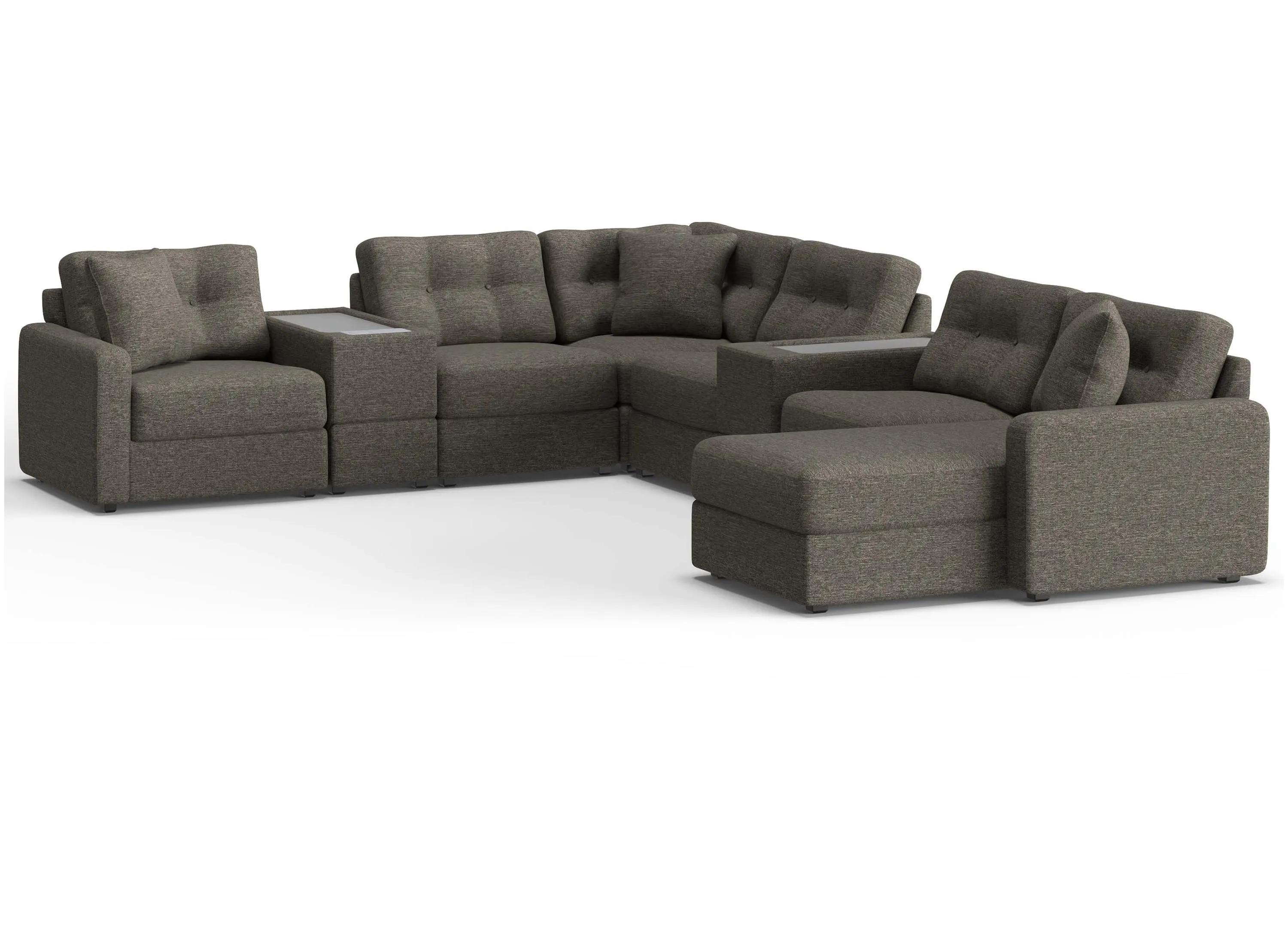 ModularOne 8-pc. Sectional w/One Power Console