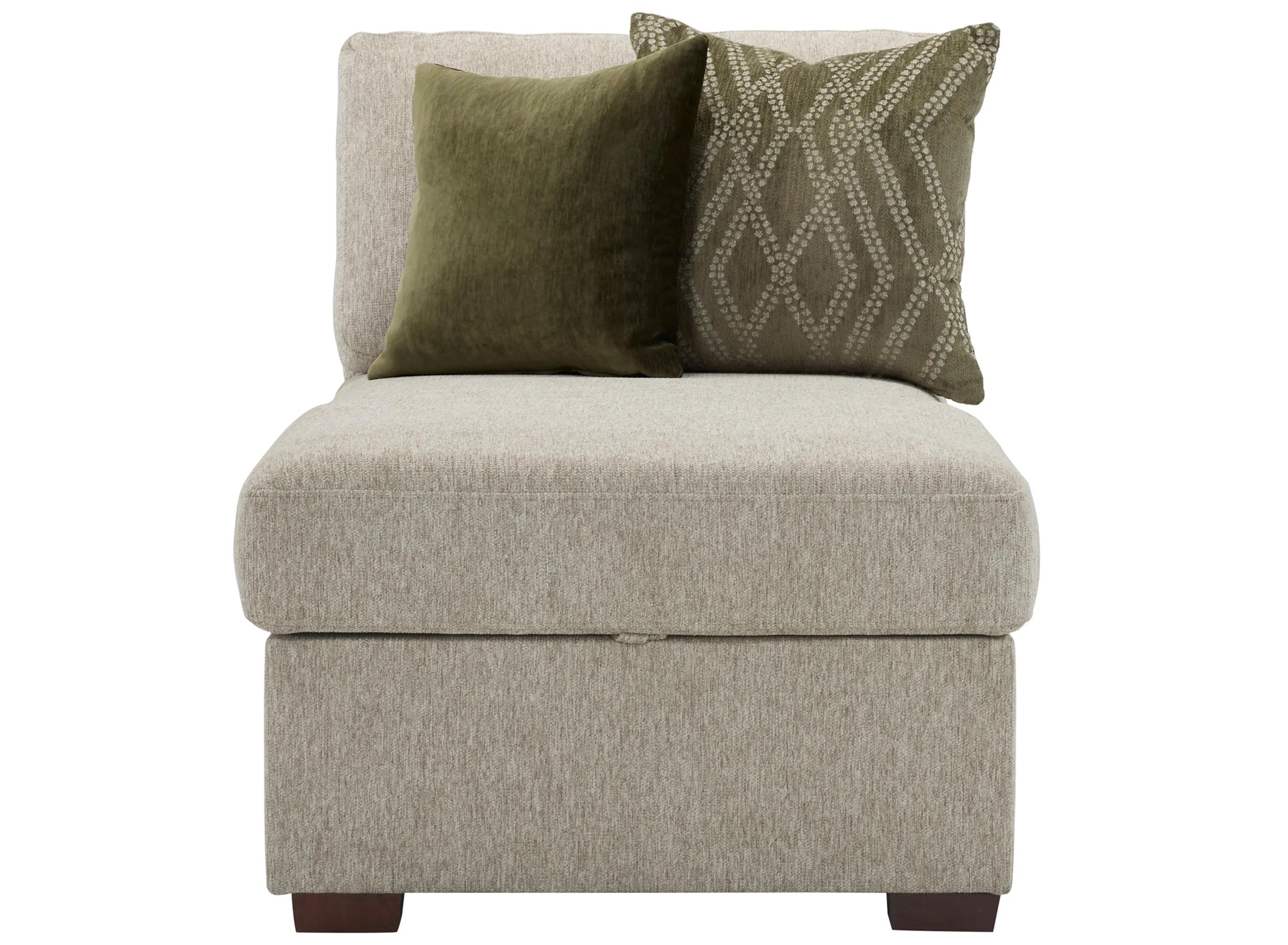 Juniper Armless Klik Klak Chaise w/ Storage | Raymour & Flanigan