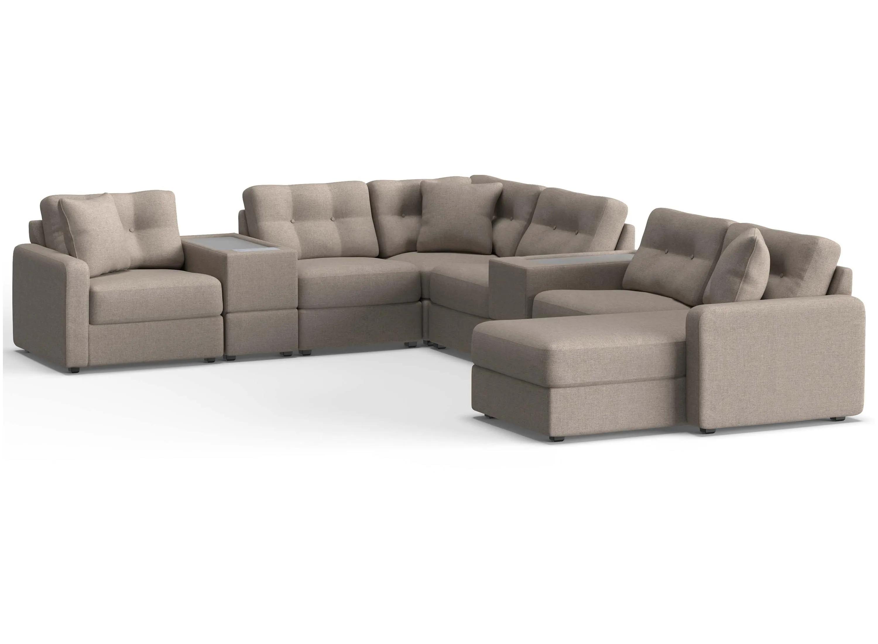 ModularOne 8-pc. Sectional w/One Power Console