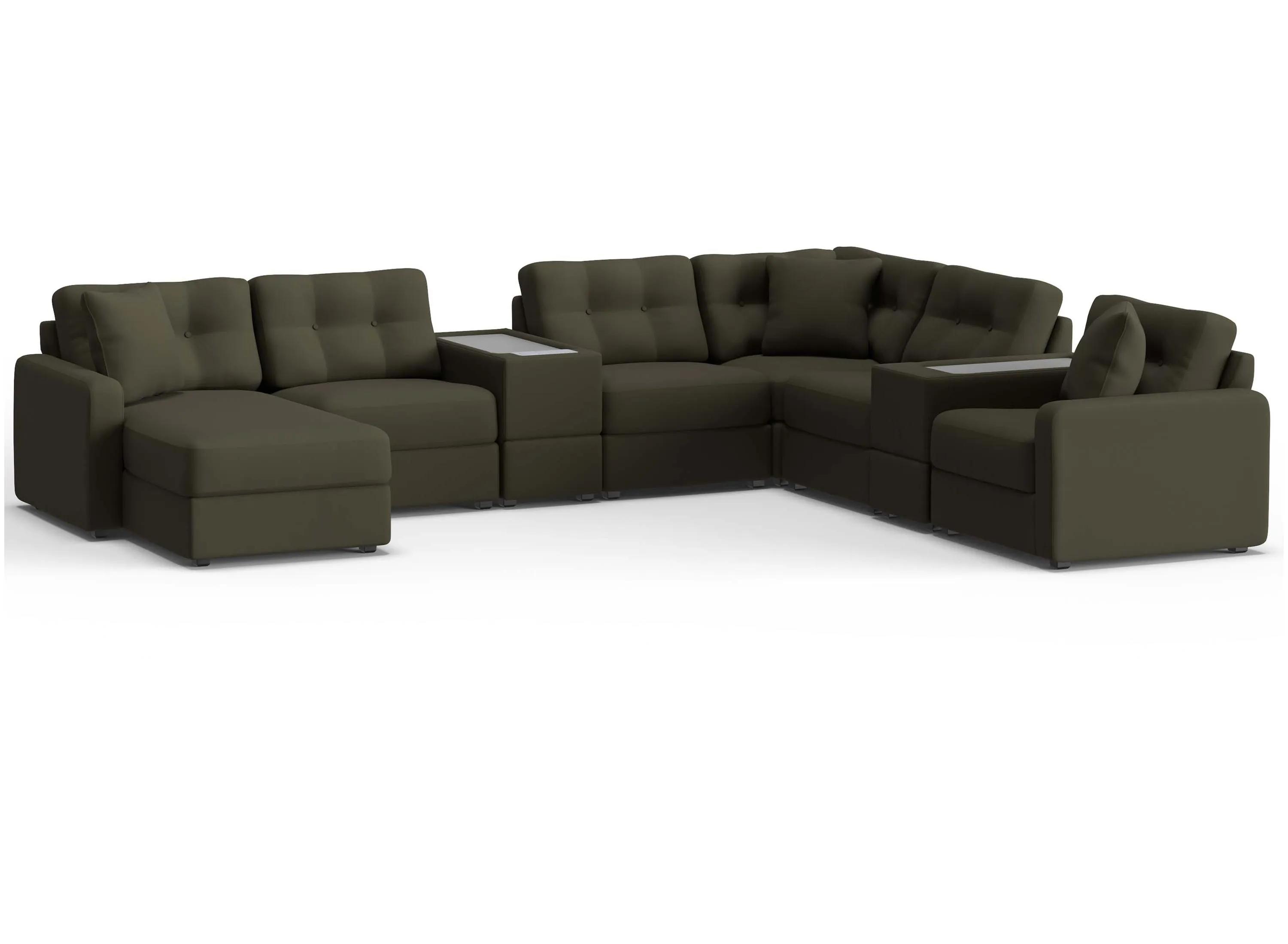 ModularOne 8-pc. Sectional w/One Power Console