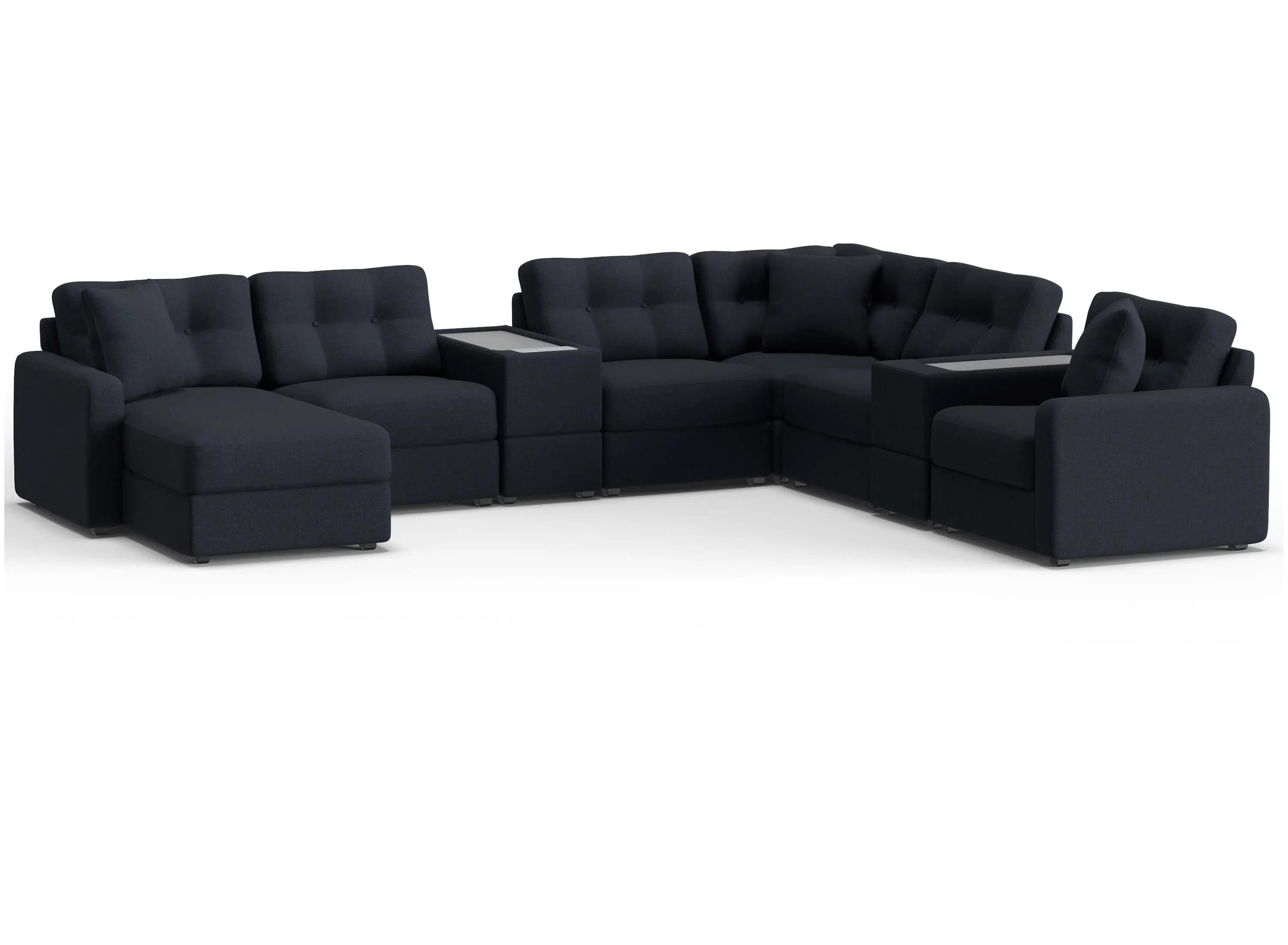 ModularOne 8-pc. Sectional w/One Power Console SKU:219409110 sku 219409110