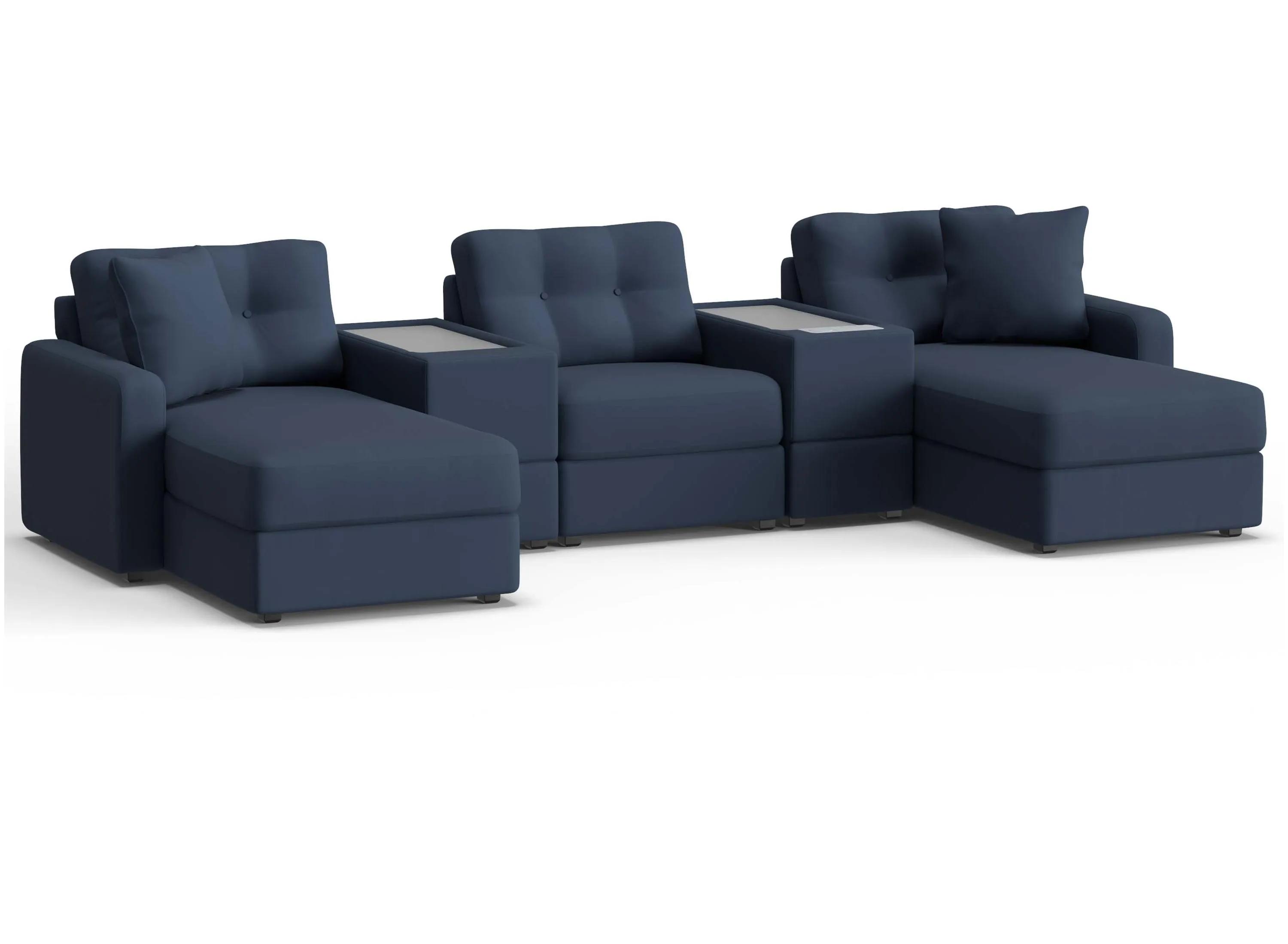 219440080 ModularOne 5-pc. Sectional w/One Power Console sku 219440080