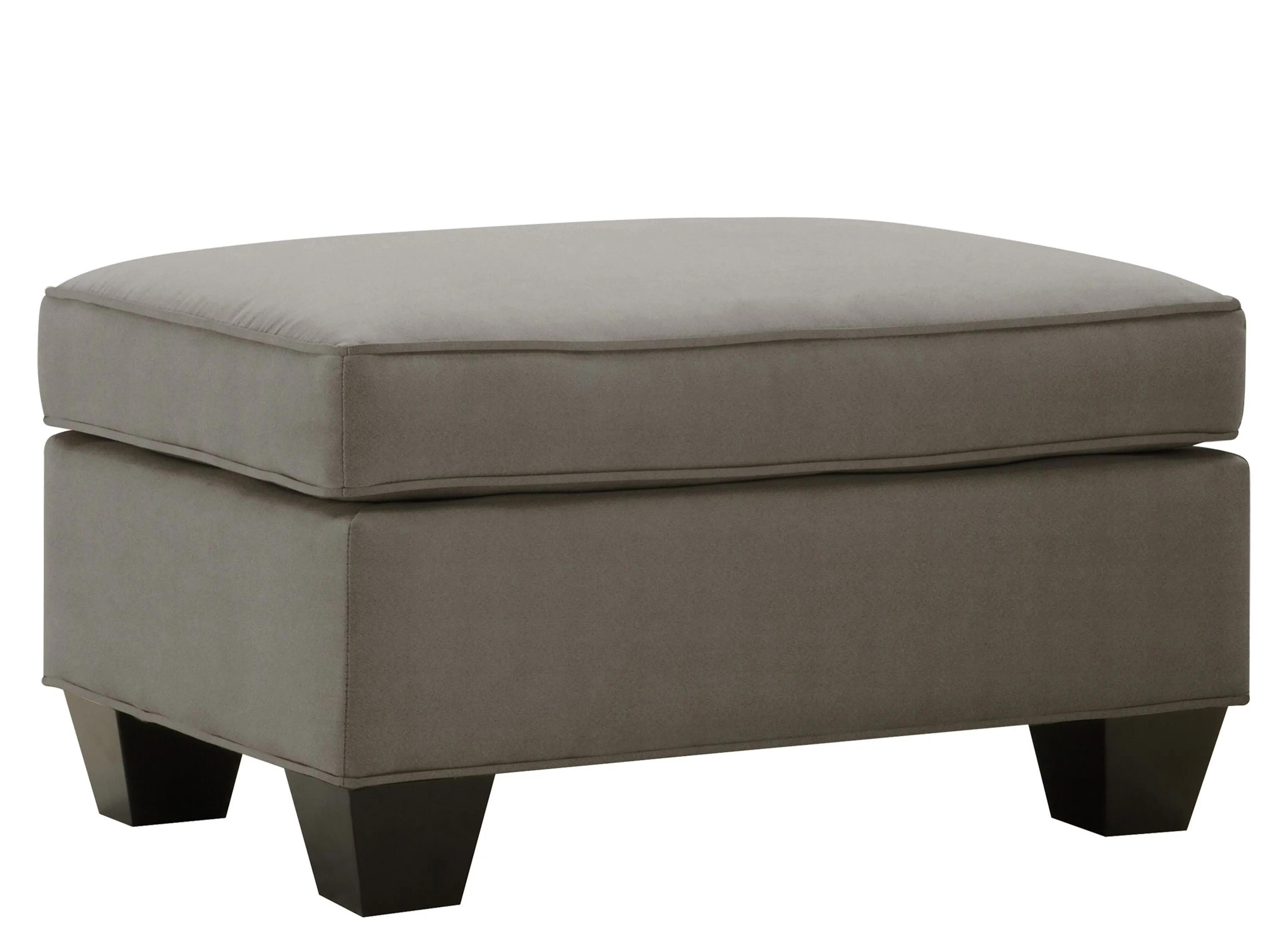 Briarwood Microfiber Ottoman