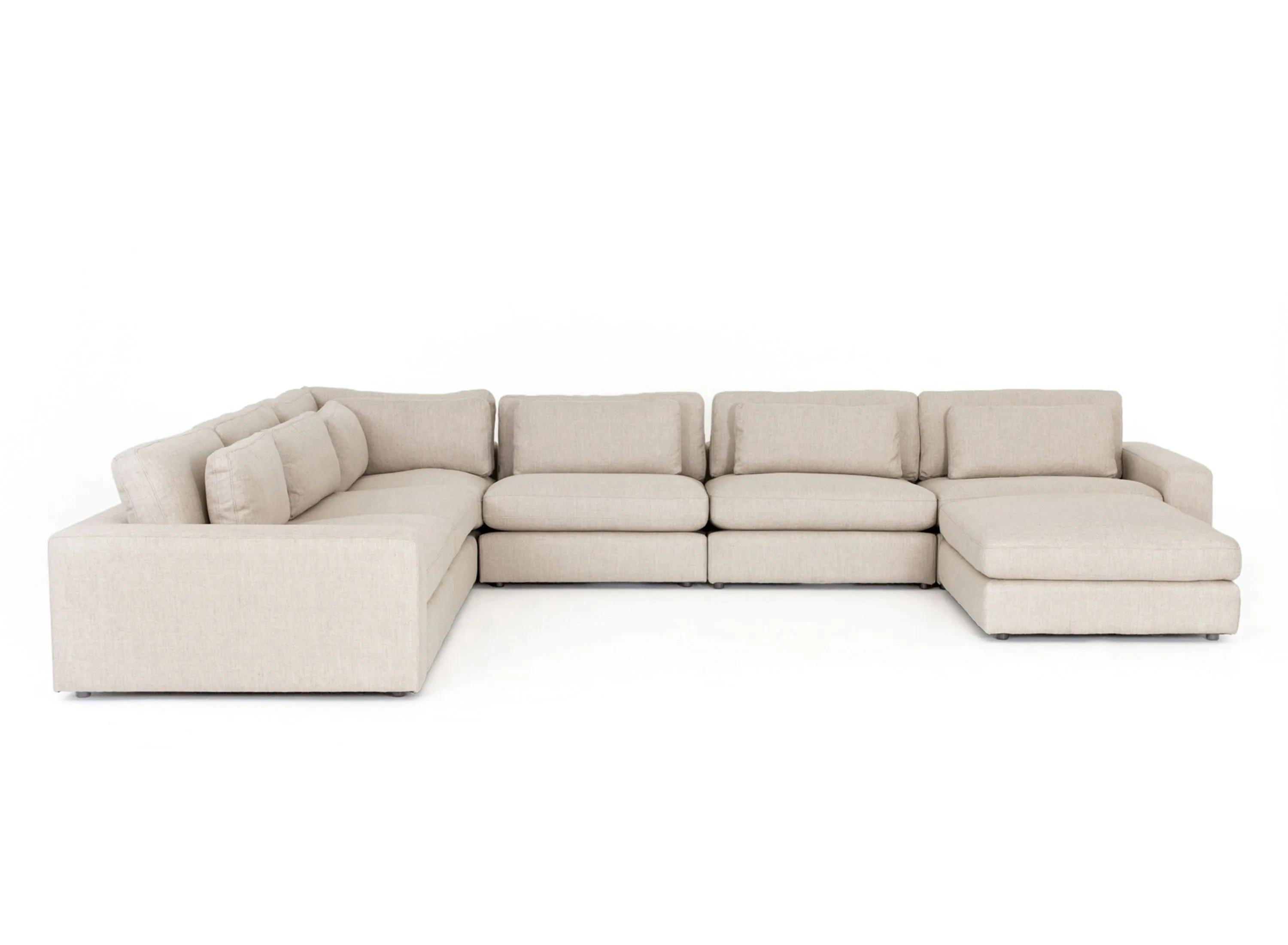 Bloor 7-pc. Sectional Sofa w/ Ottoman