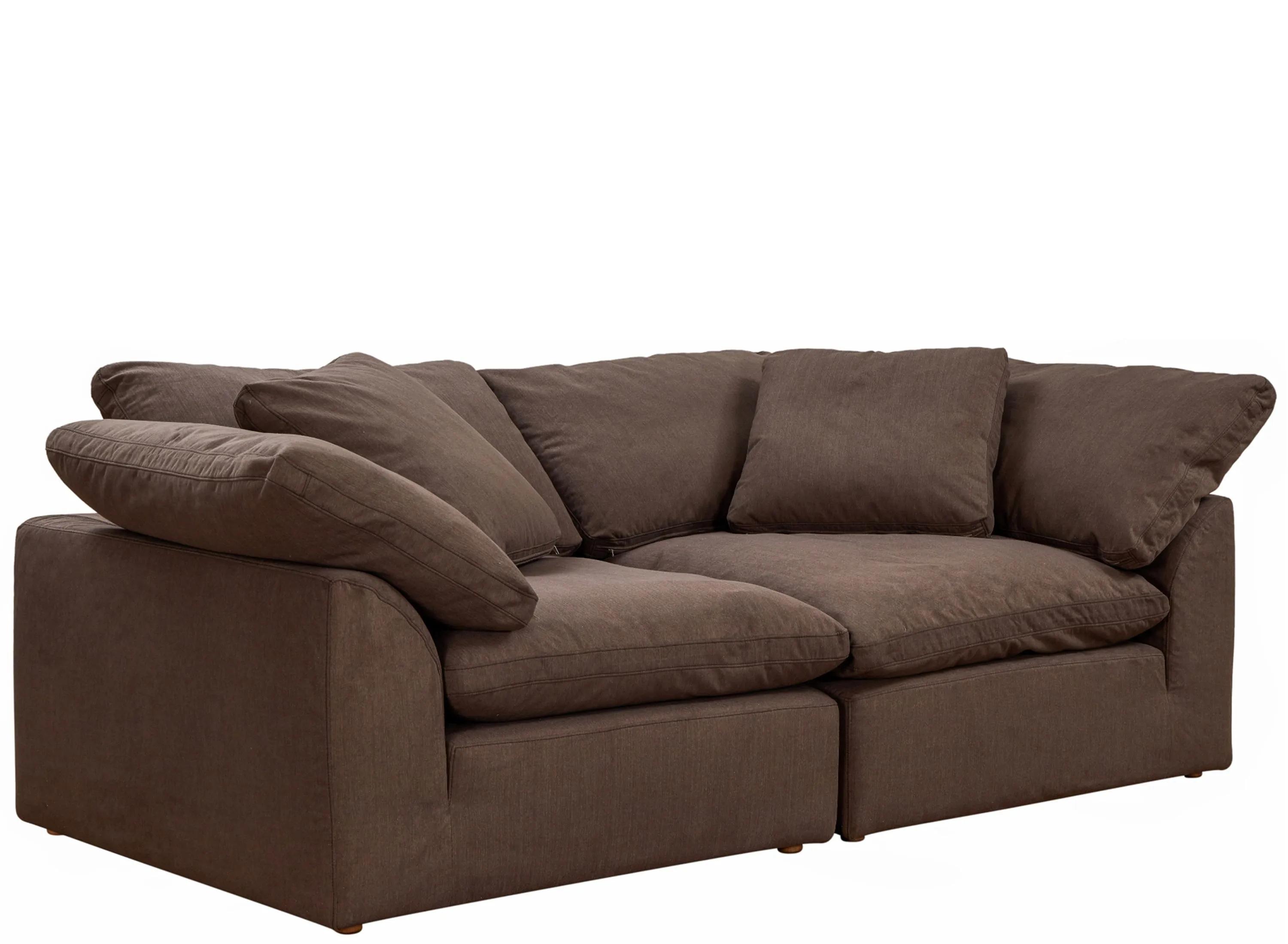 Puff Slipcover 2-pc.Sectional