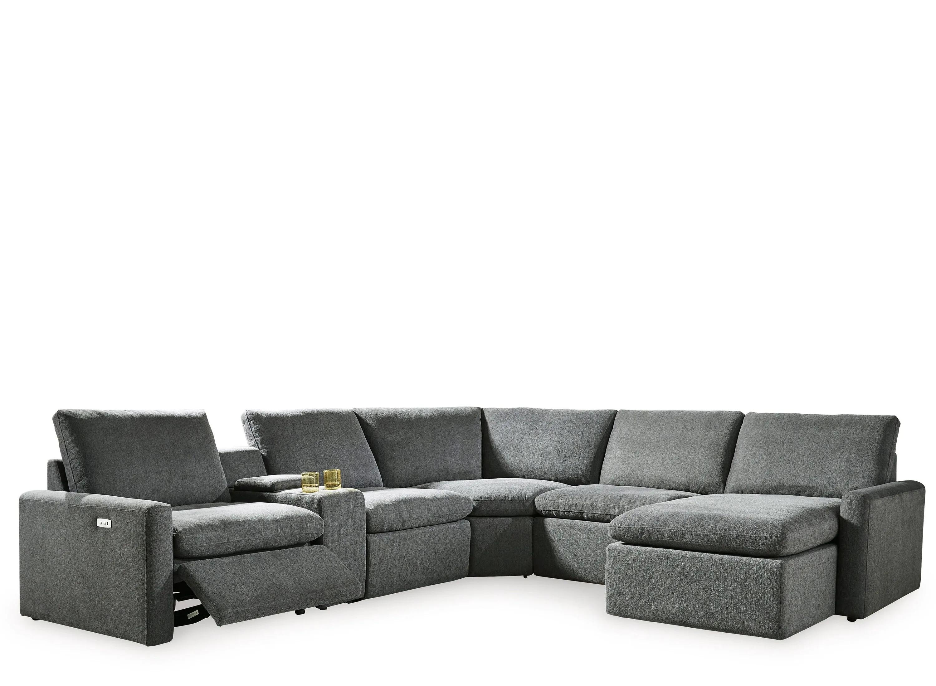 Hartsdale 6-pc. Right Arm Facing Reclining Chaise Sectional