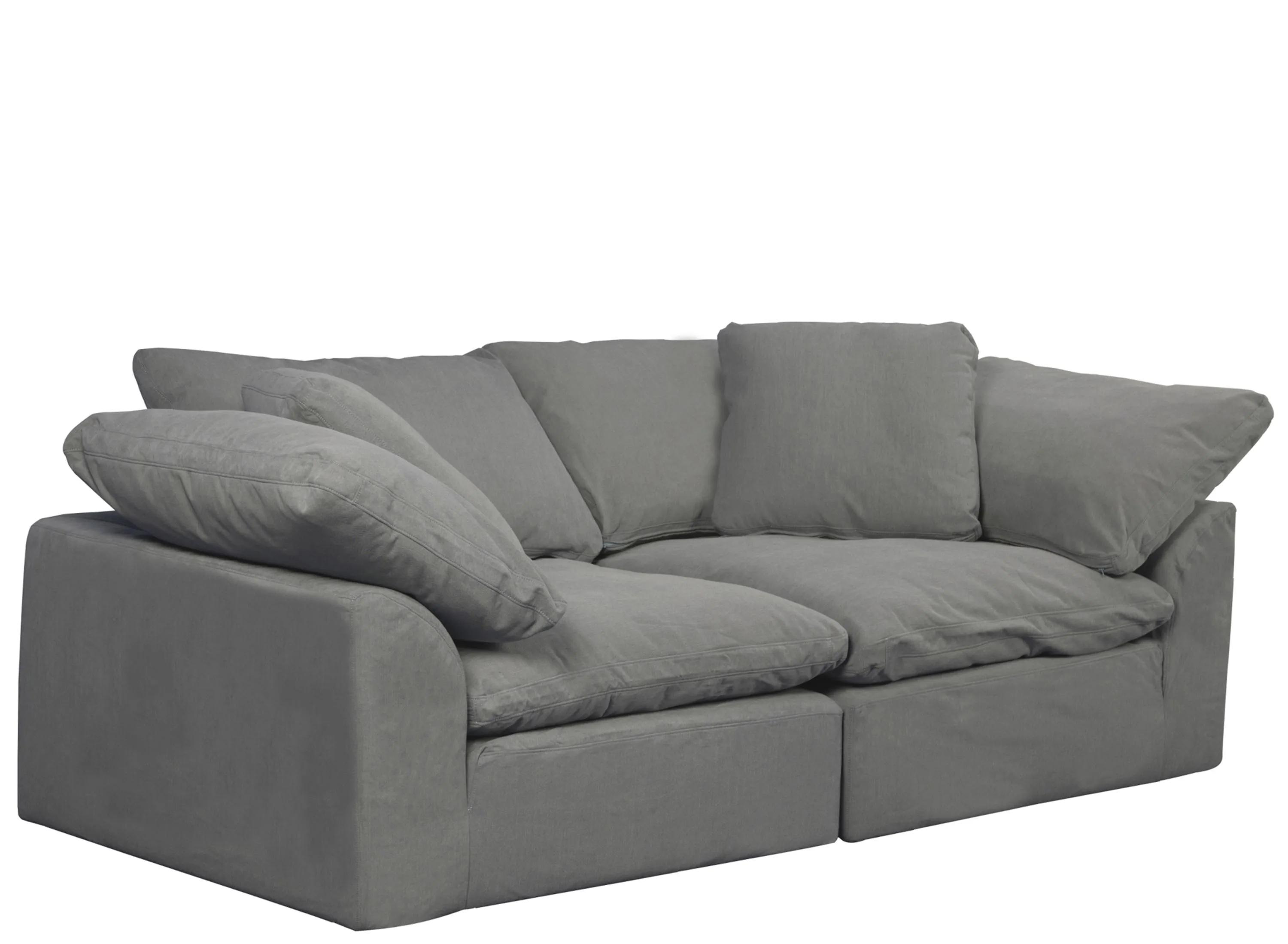 Puff Slipcover 2-pc.Sectional