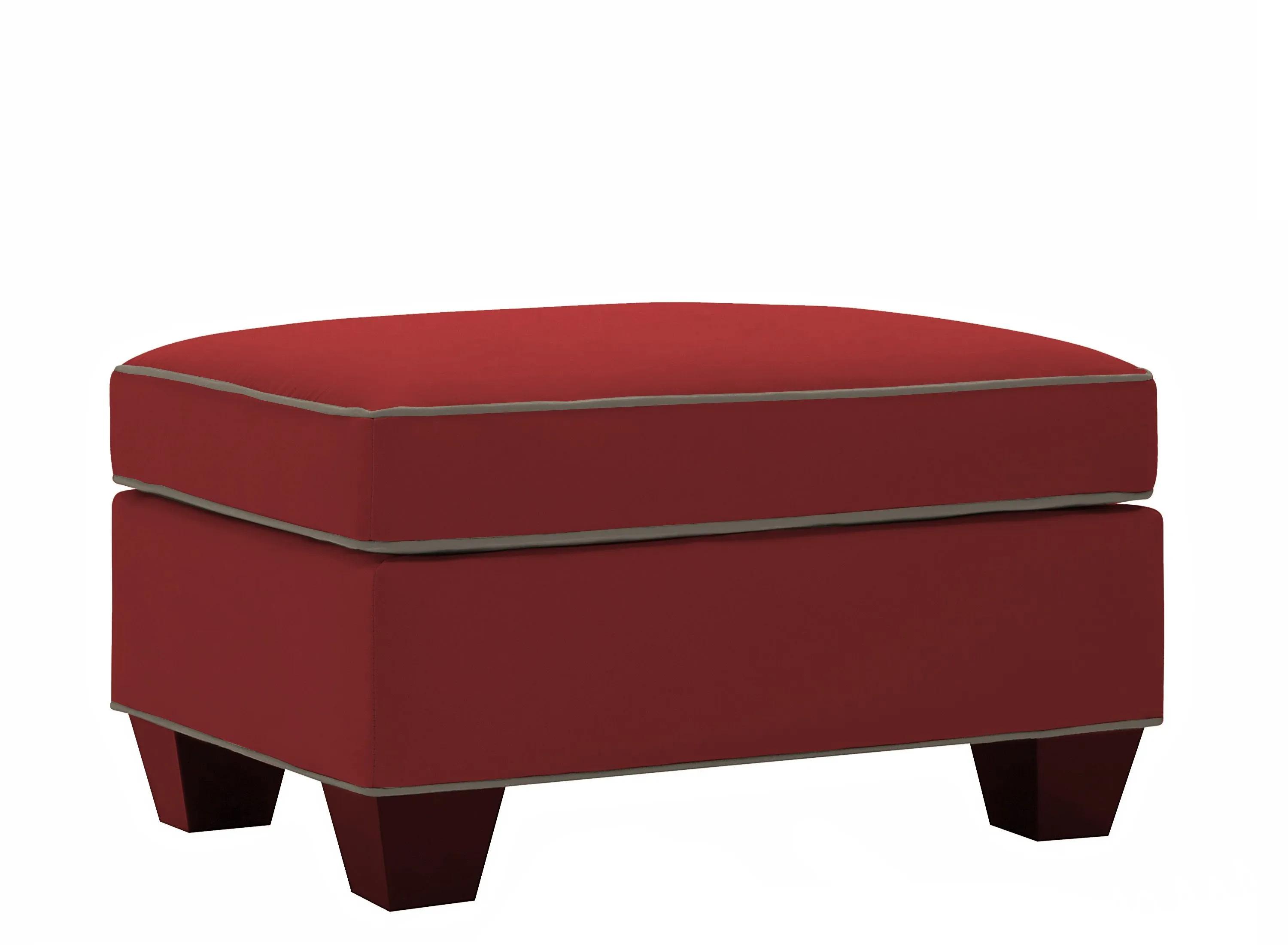 Briarwood Microfiber Ottoman