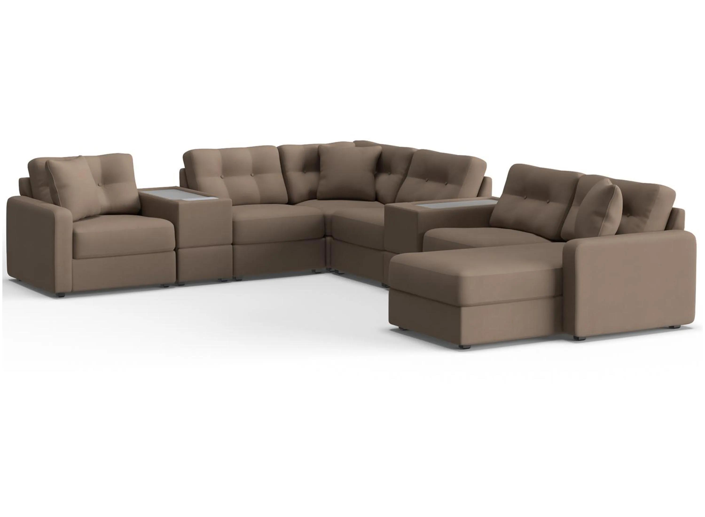 ModularOne 8-pc. Sectional w/One Power Console