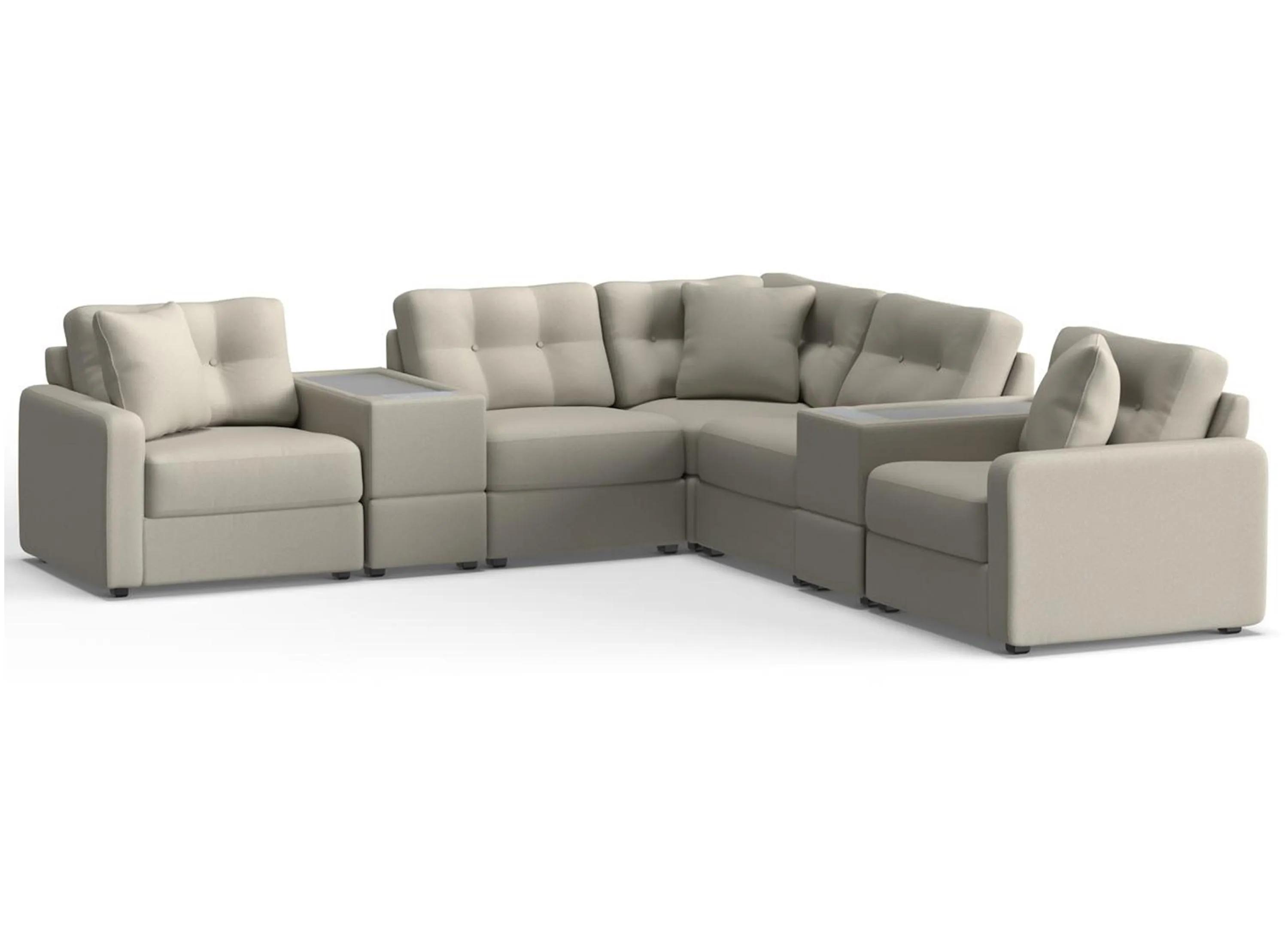 220404050 ModularOne 7-pc. Sectional w/Two PowerConsole sku 220404050