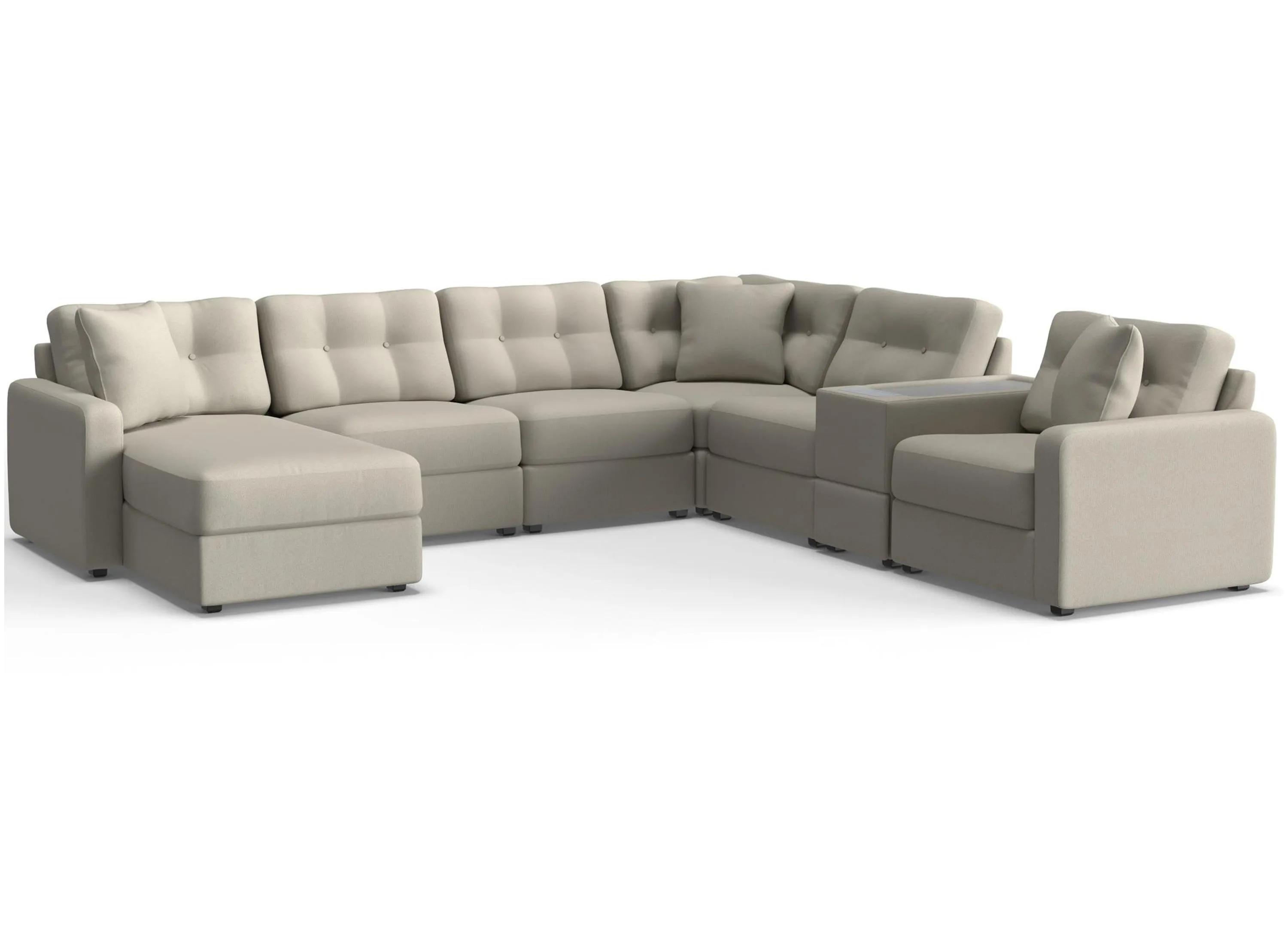 220404070 ModularOne 7-pc. Sectional w/One Power Console sku 220404070