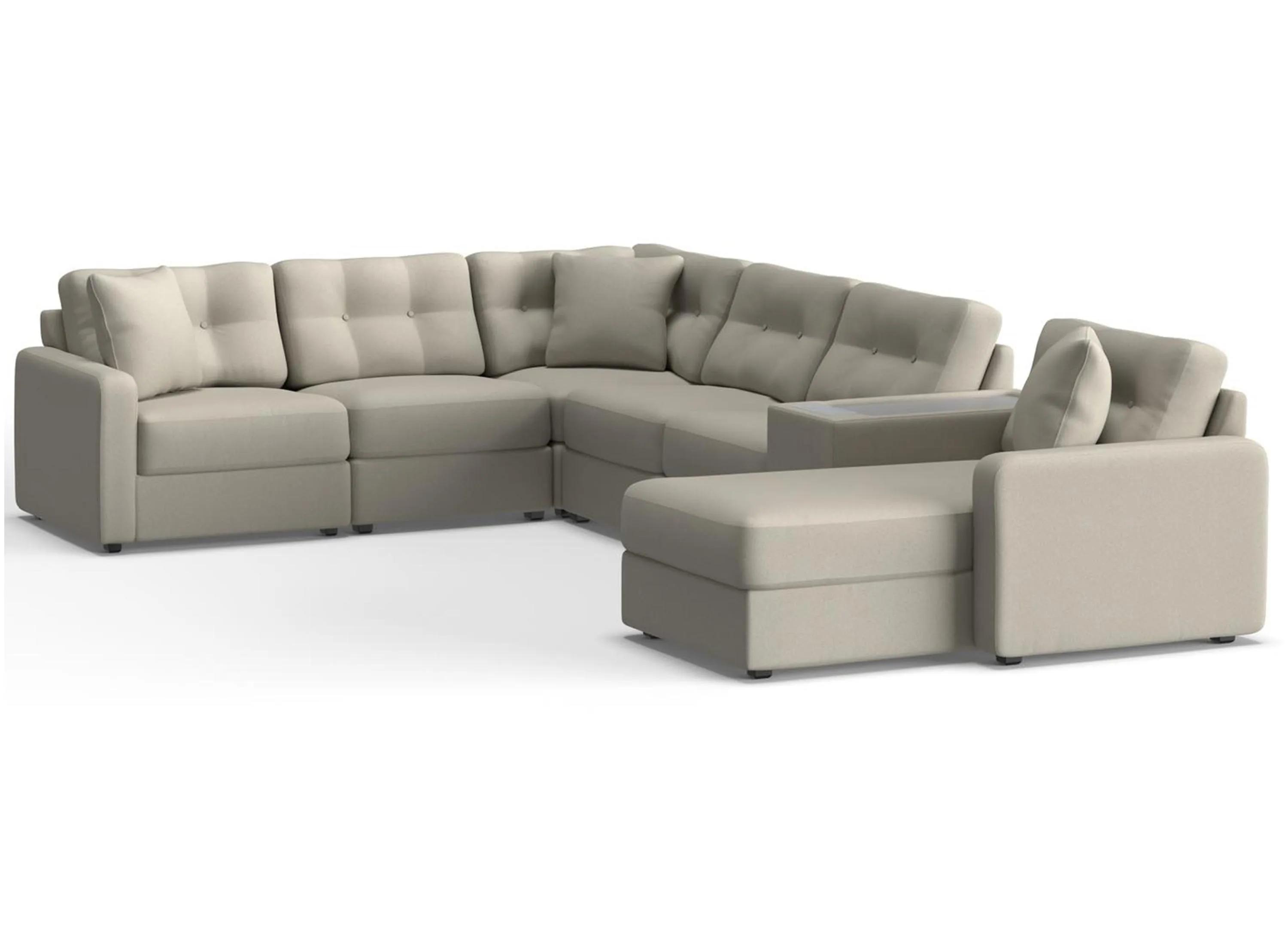 ModularOne 7-pc. Sectional w/One Power Console