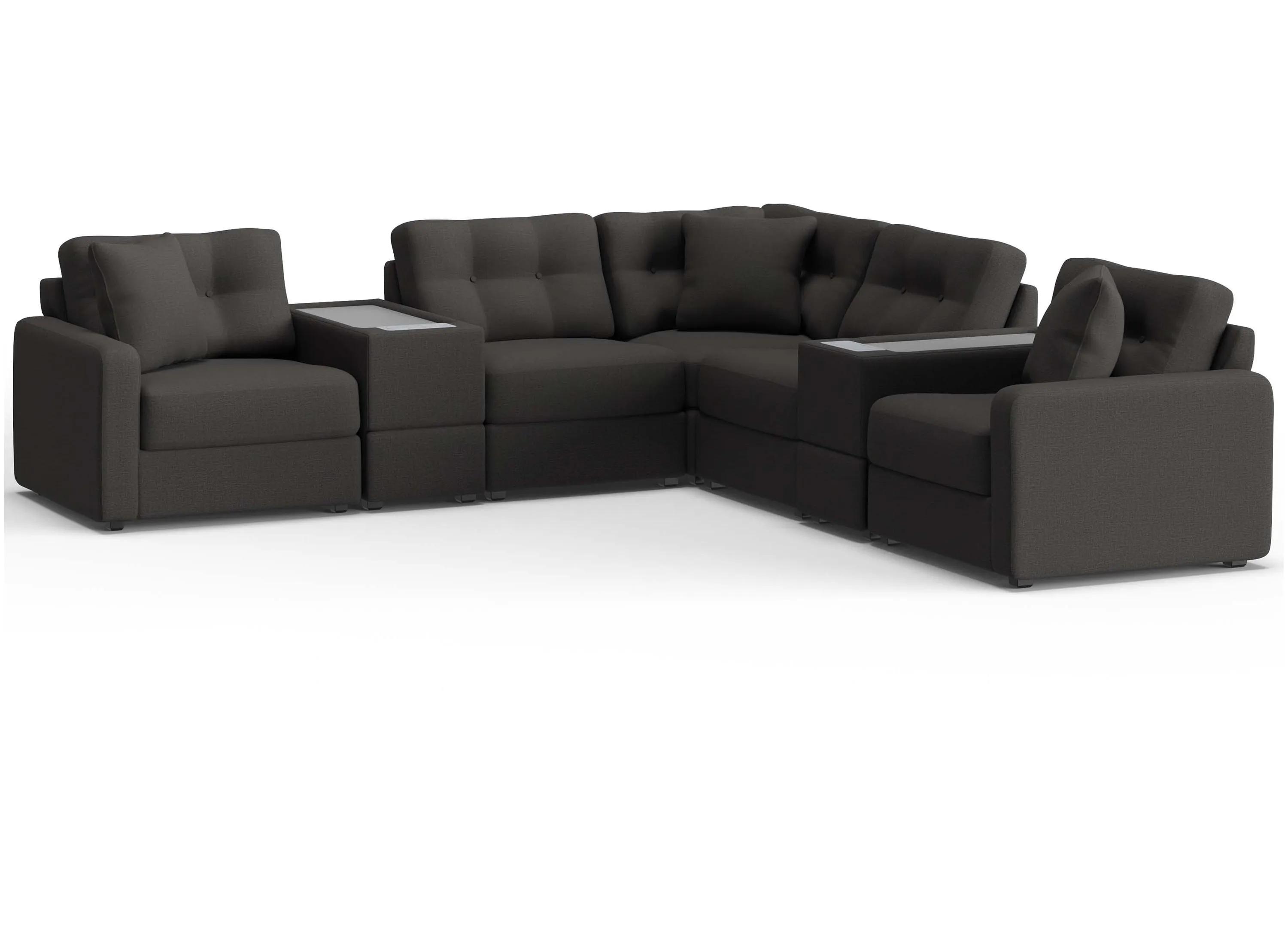 ModularOne 7-pc. Sectional w/Two PowerConsole