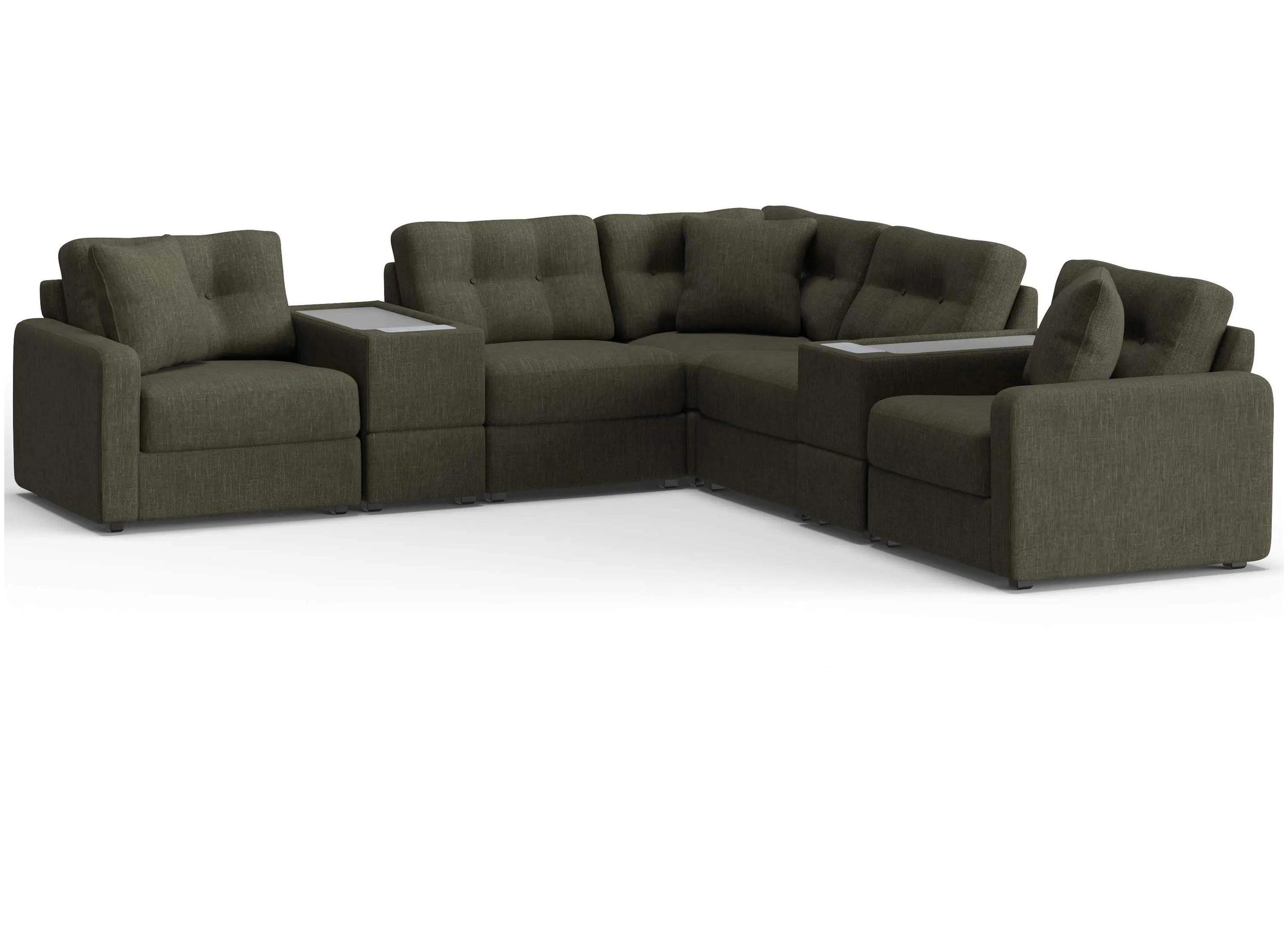 ModularOne 7-pc. Sectional w/Two PowerConsole