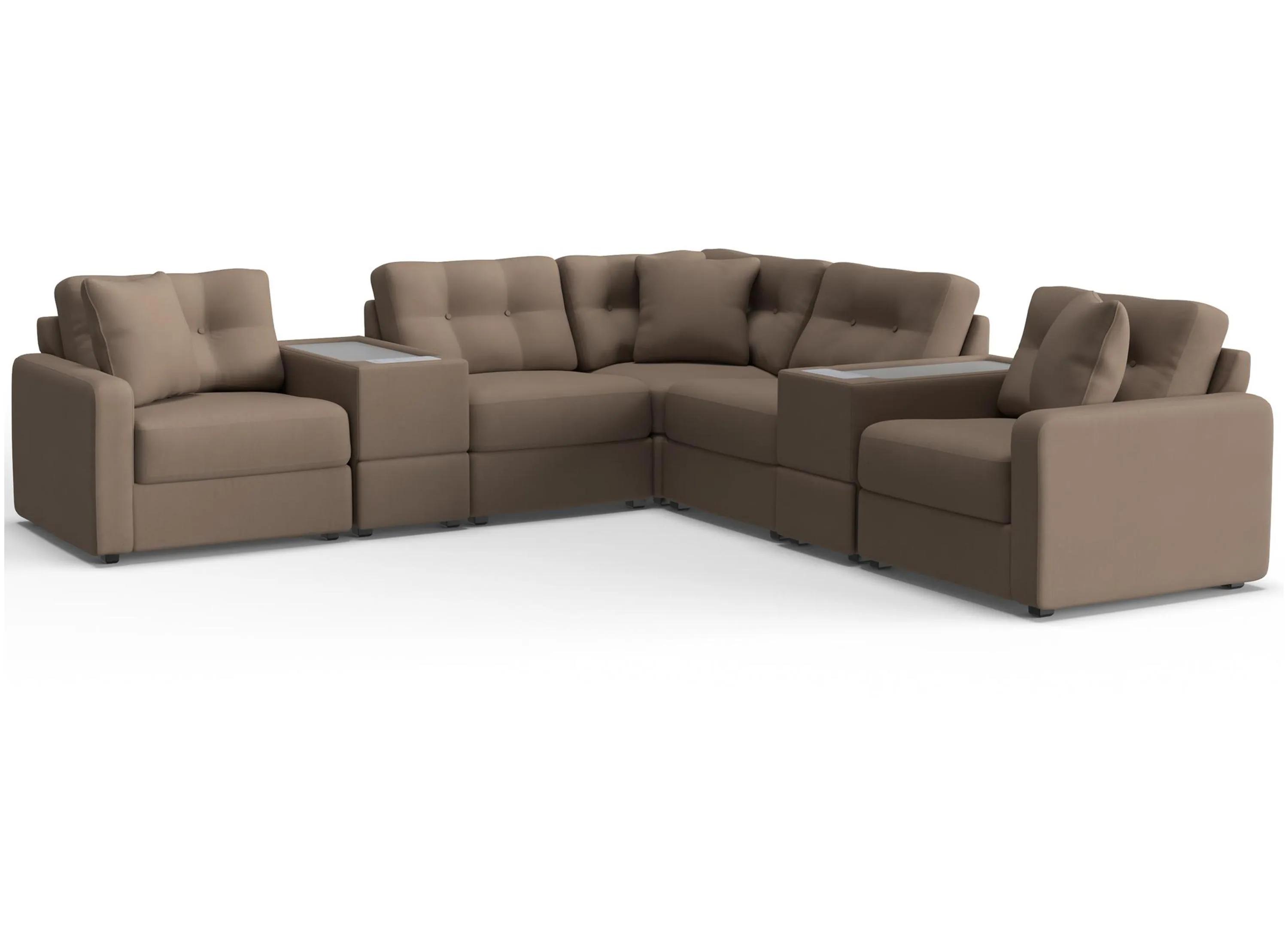 ModularOne 7-pc. Sectional w/Two PowerConsole
