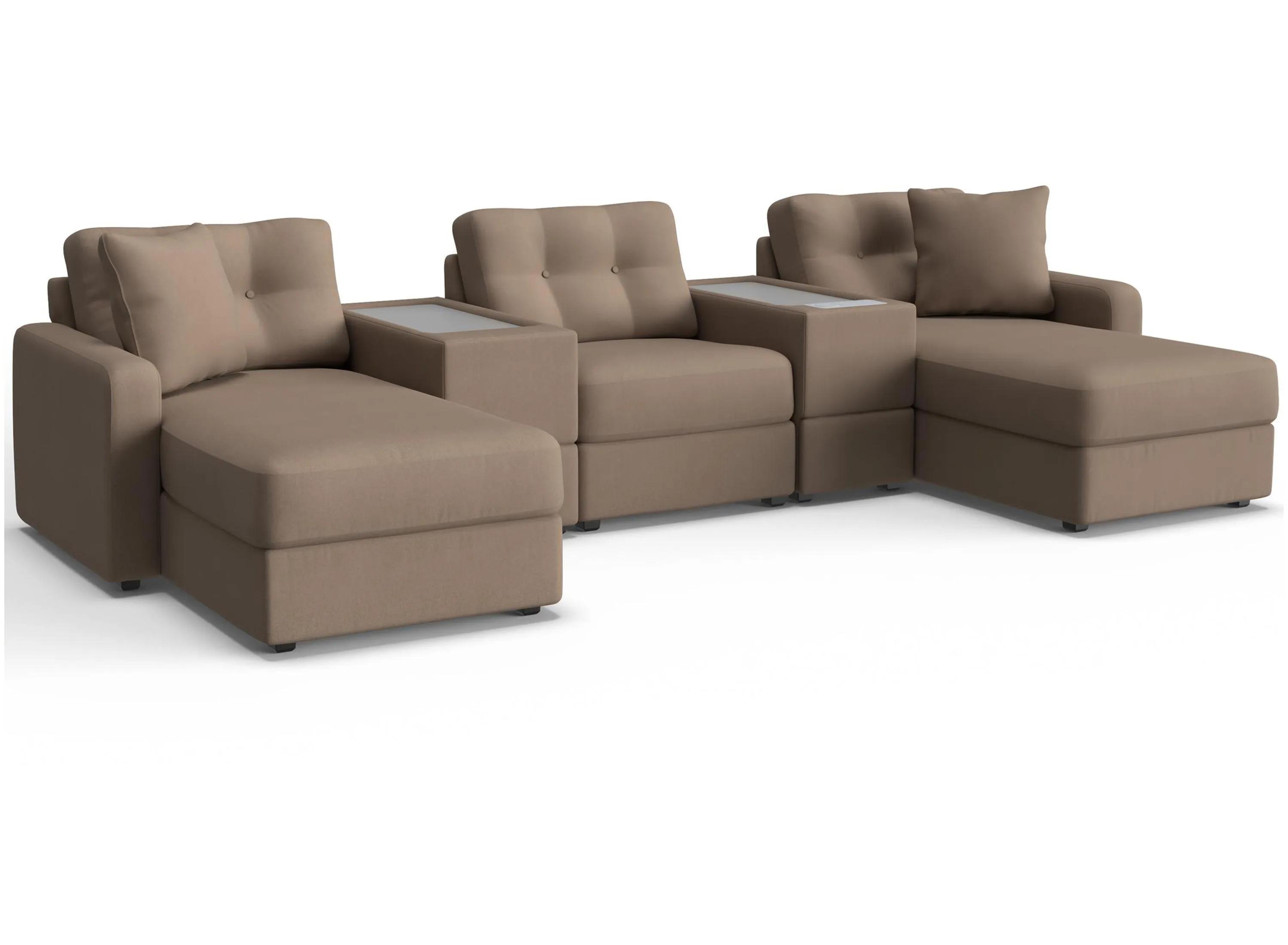 ModularOne 5-pc. Sectional w/One Power Console