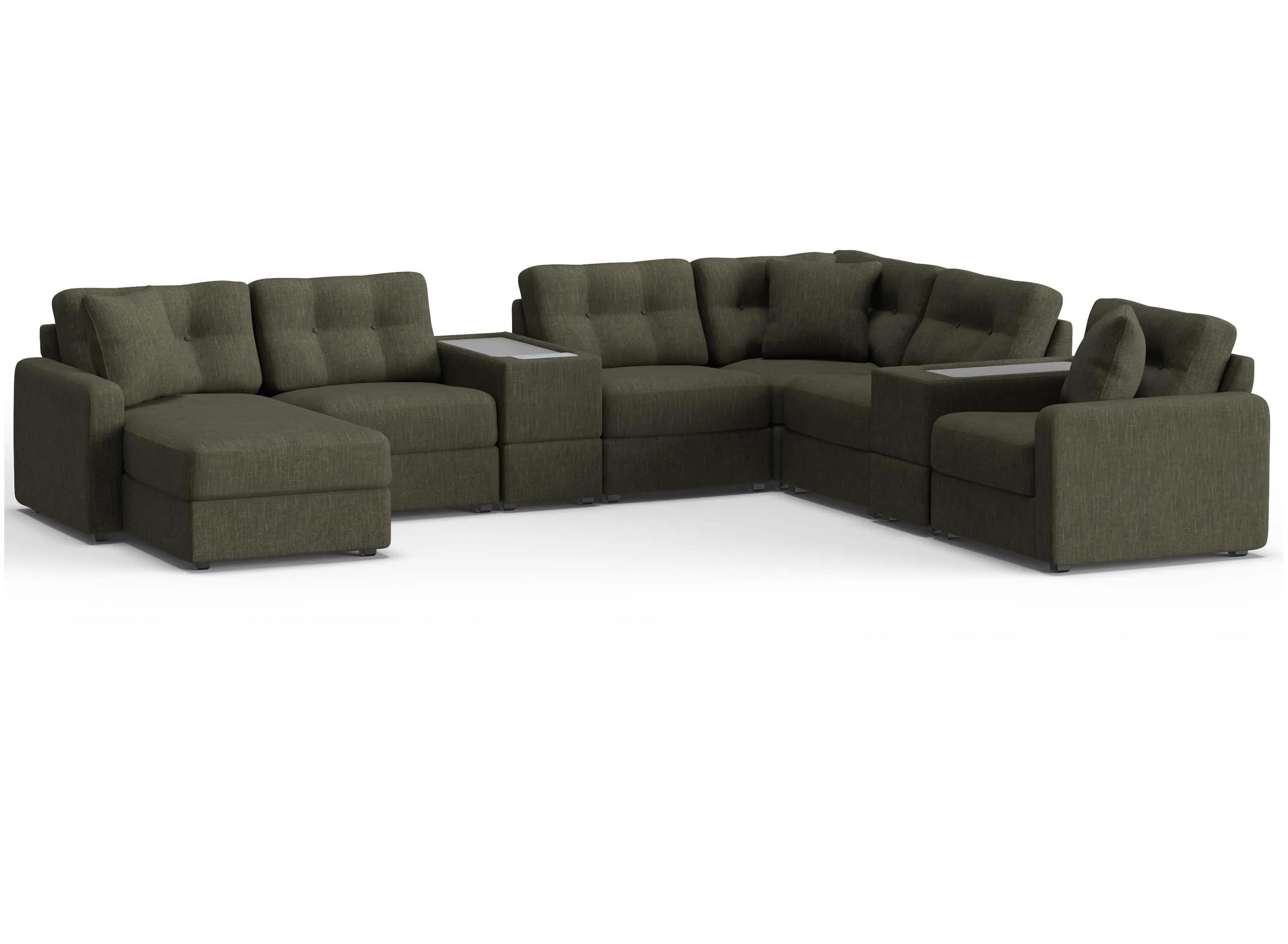 ModularOne 8-pc. Sectional w/One Power Console