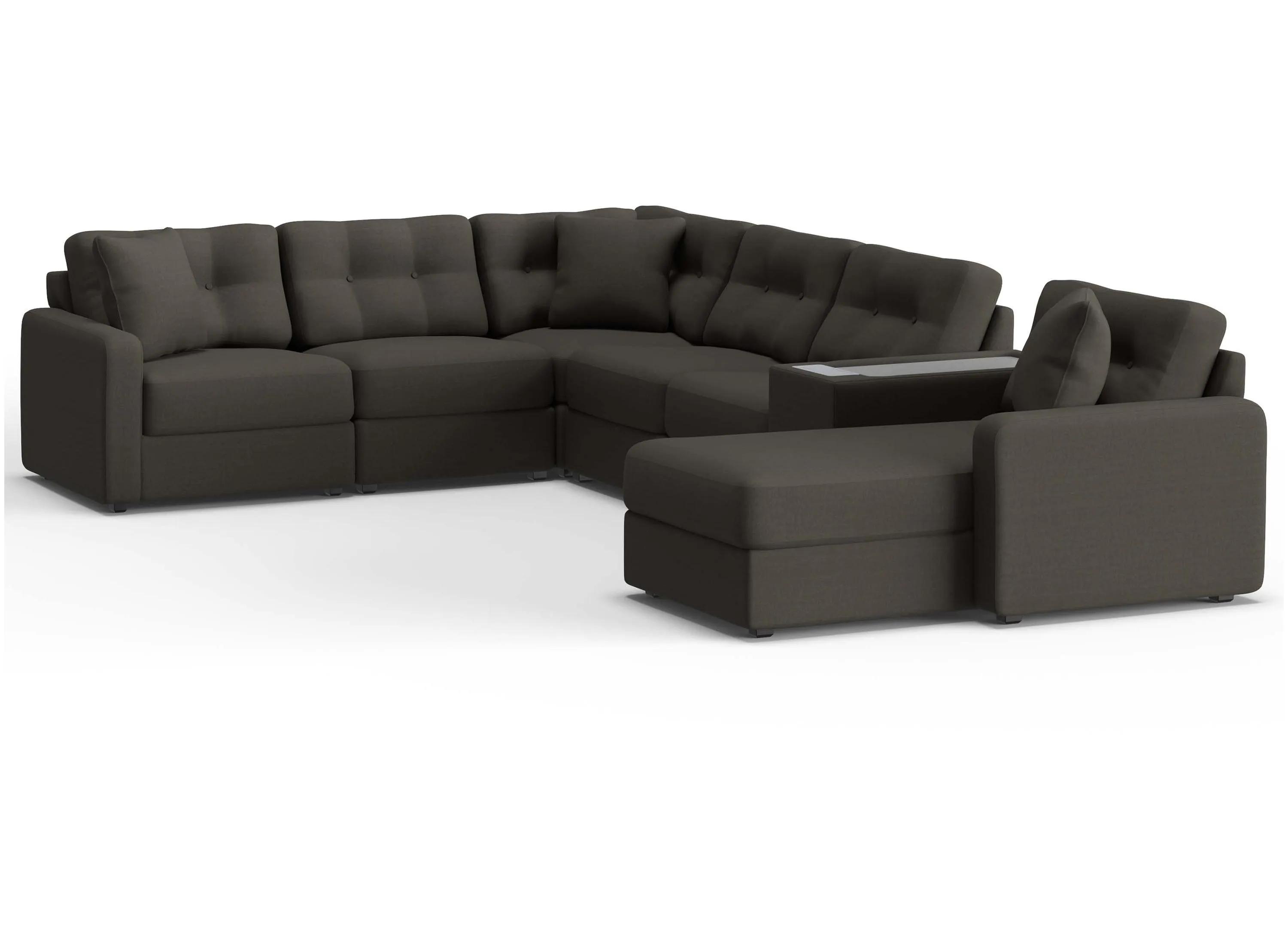 220409100 ModularOne 7-pc. Sectional w/One Power Console sku 220409100