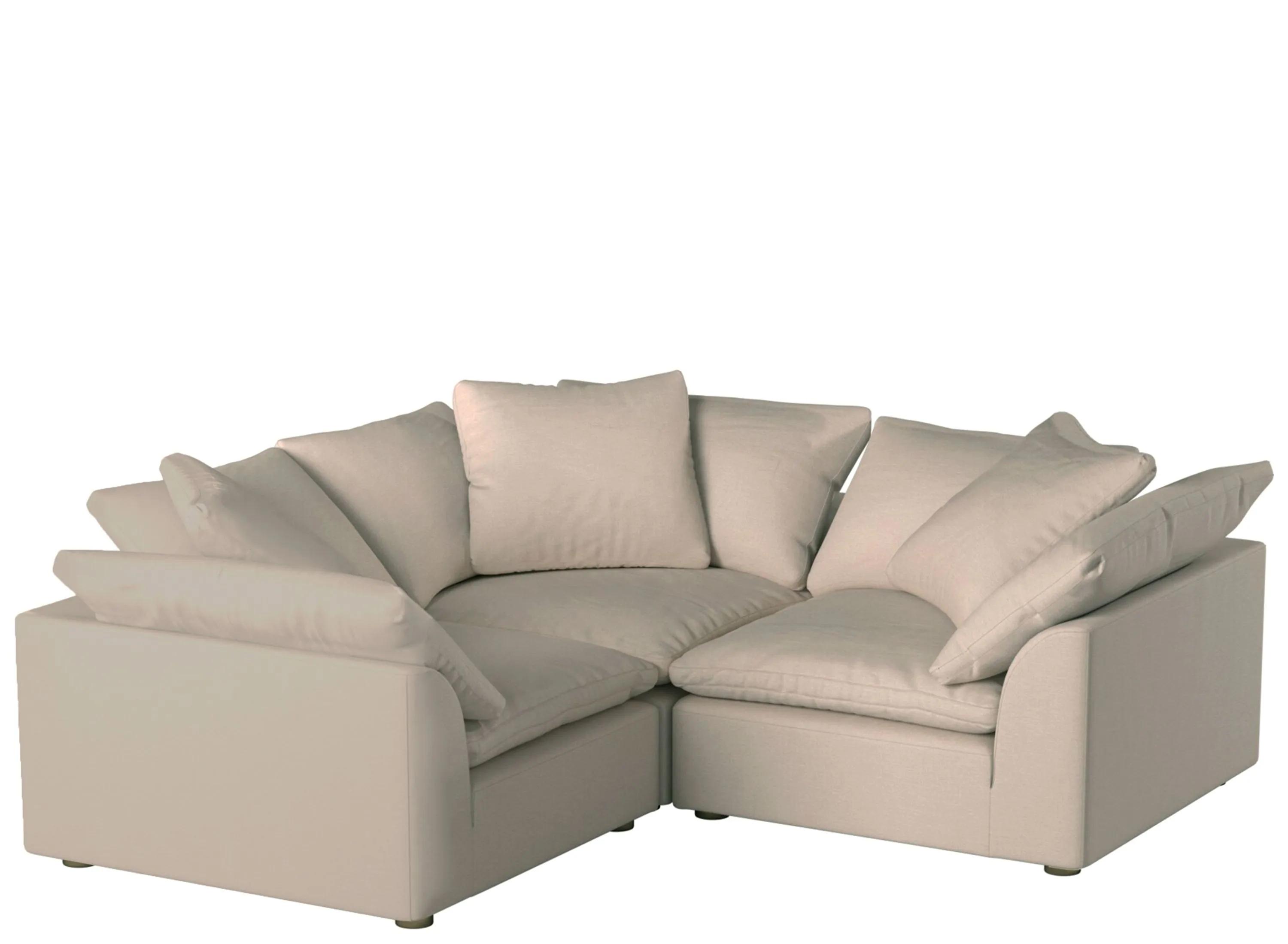 Puff Slipcover 3-pc. Sectional
