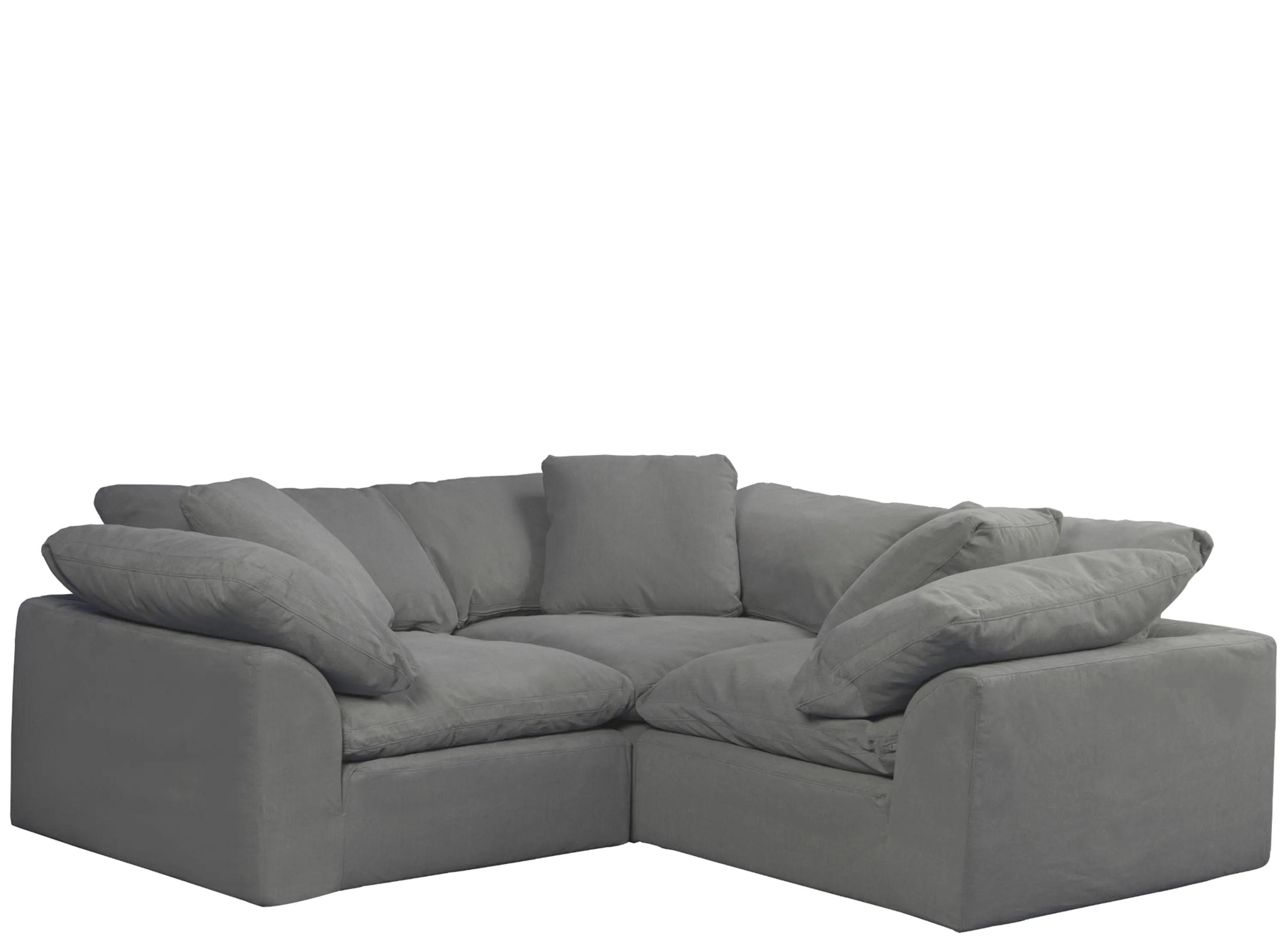 Puff Slipcover 3-pc. Sectional