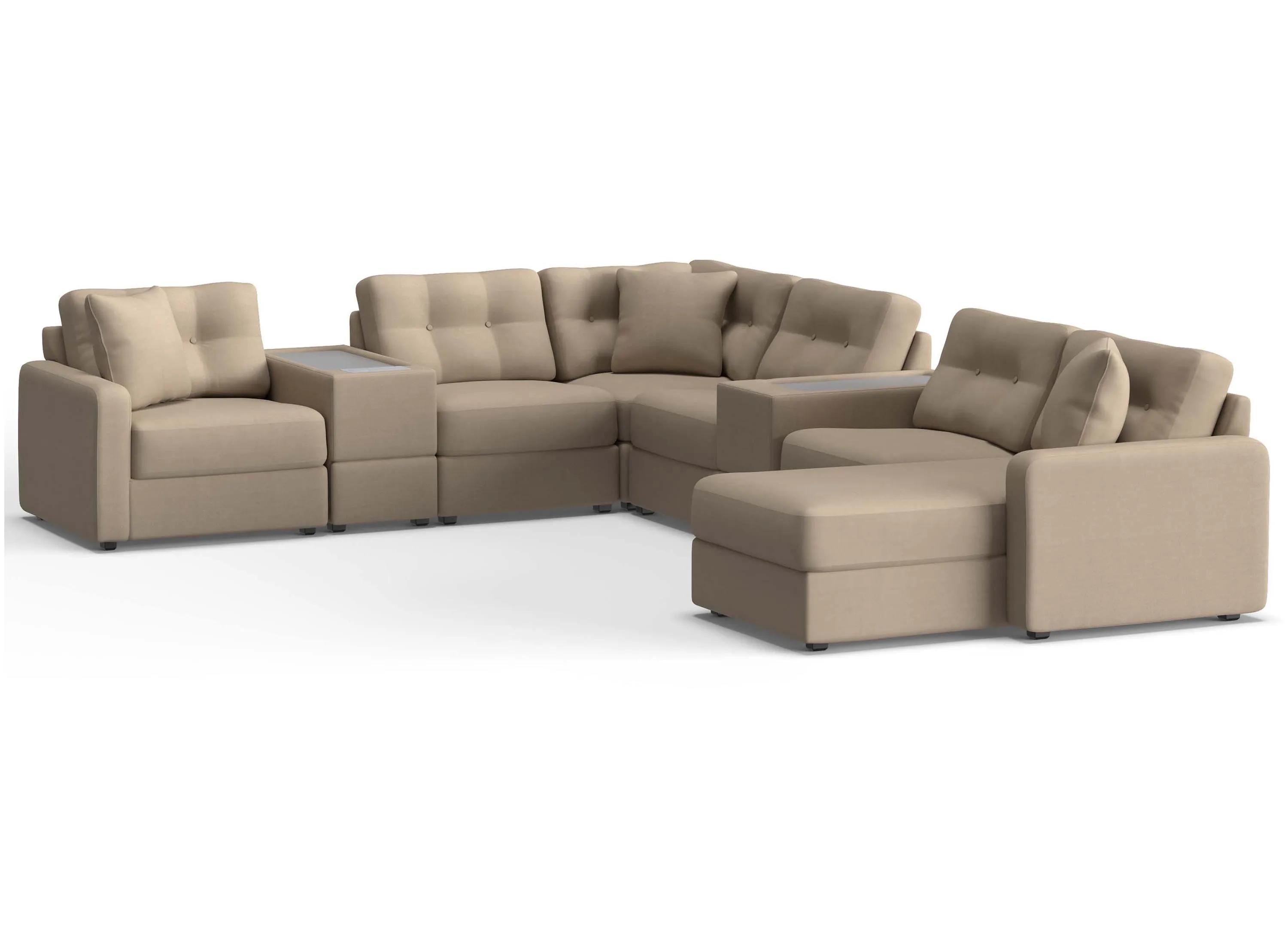 ModularOne 8-pc. Sectional w/One Power Console