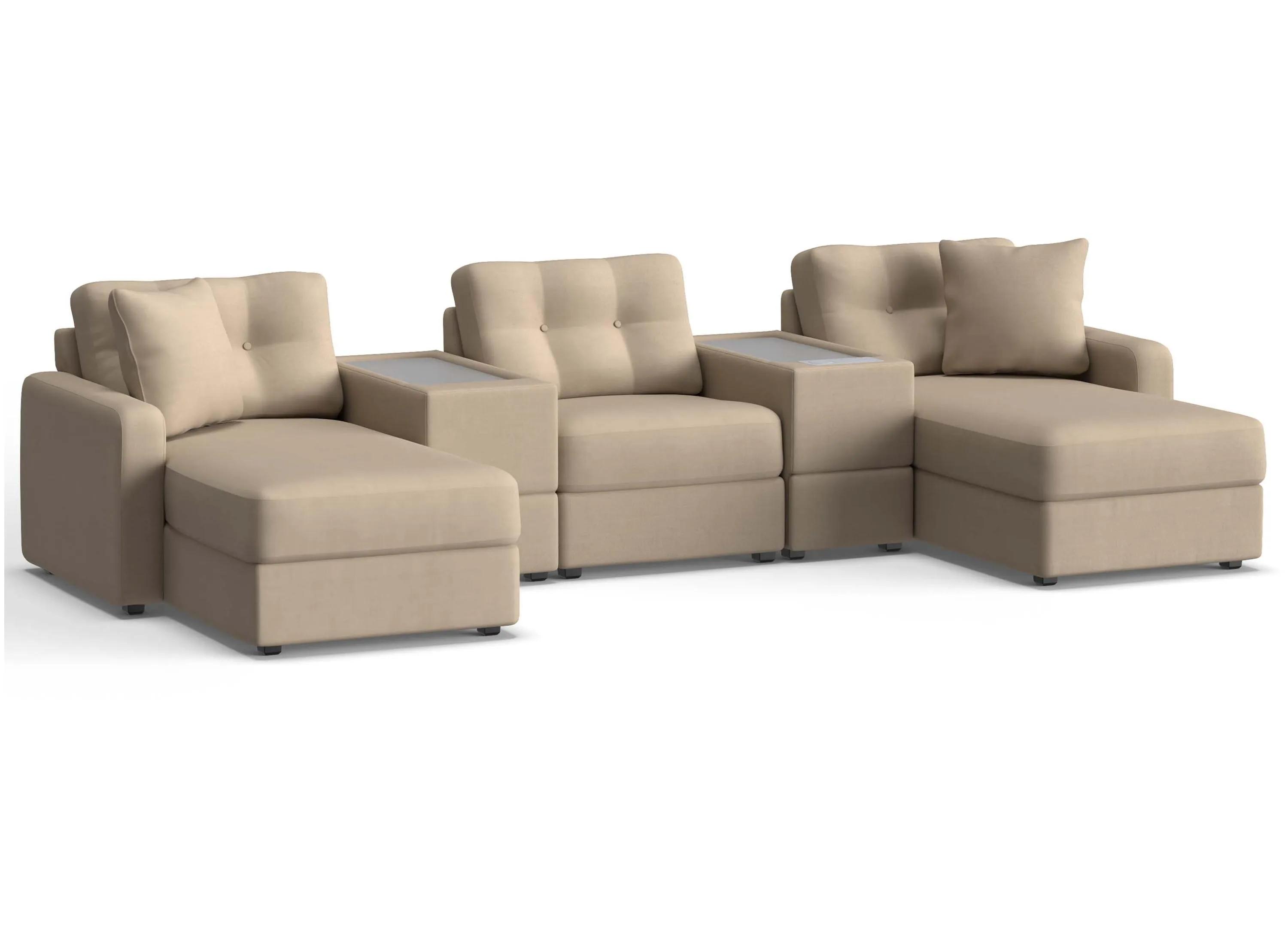 221407071 ModularOne 5-pc. Sectional w/One Power Console sku 221407071