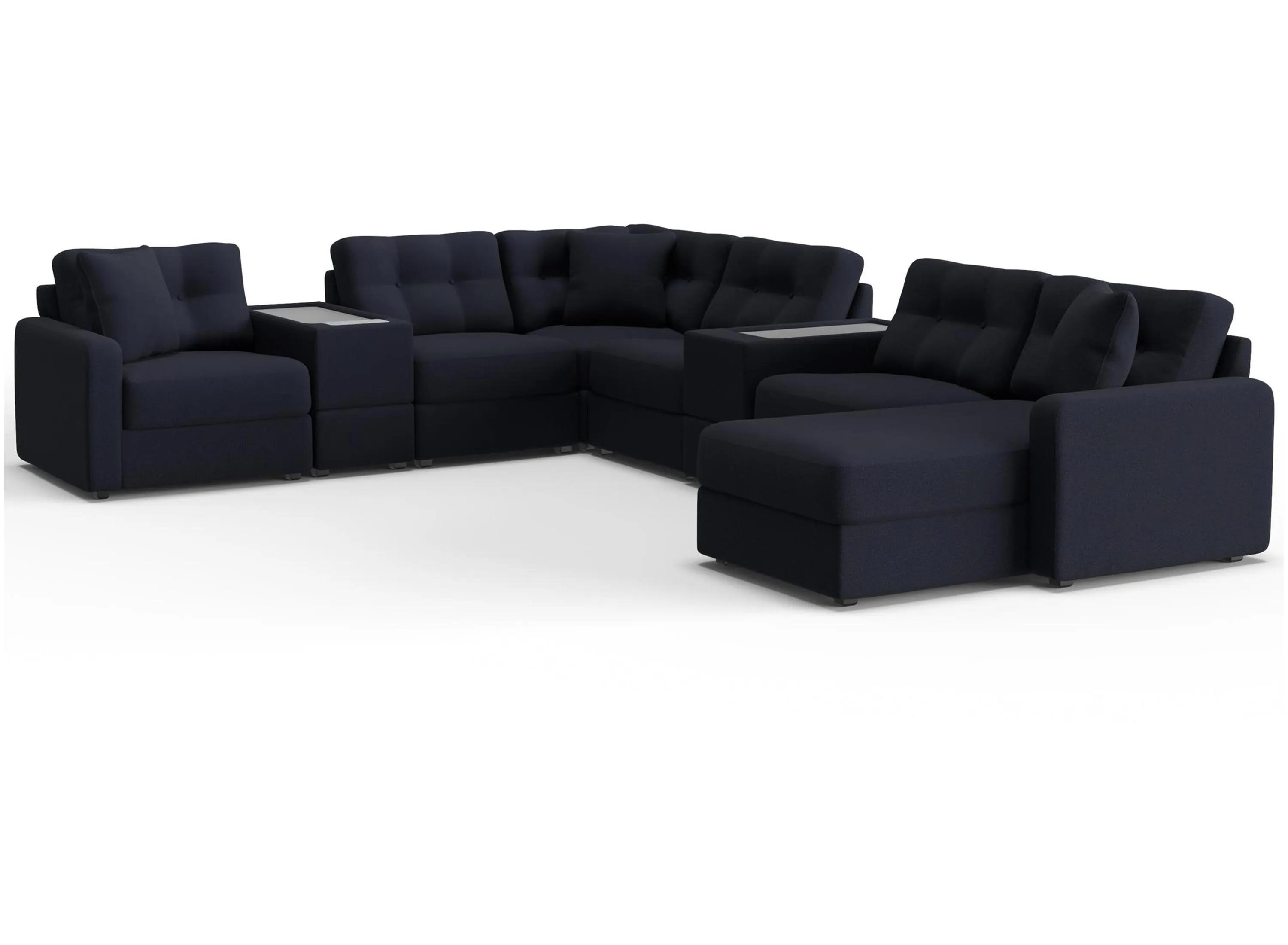 221408110 ModularOne 8-pc. Sectional w/One Power Console sku 221408110