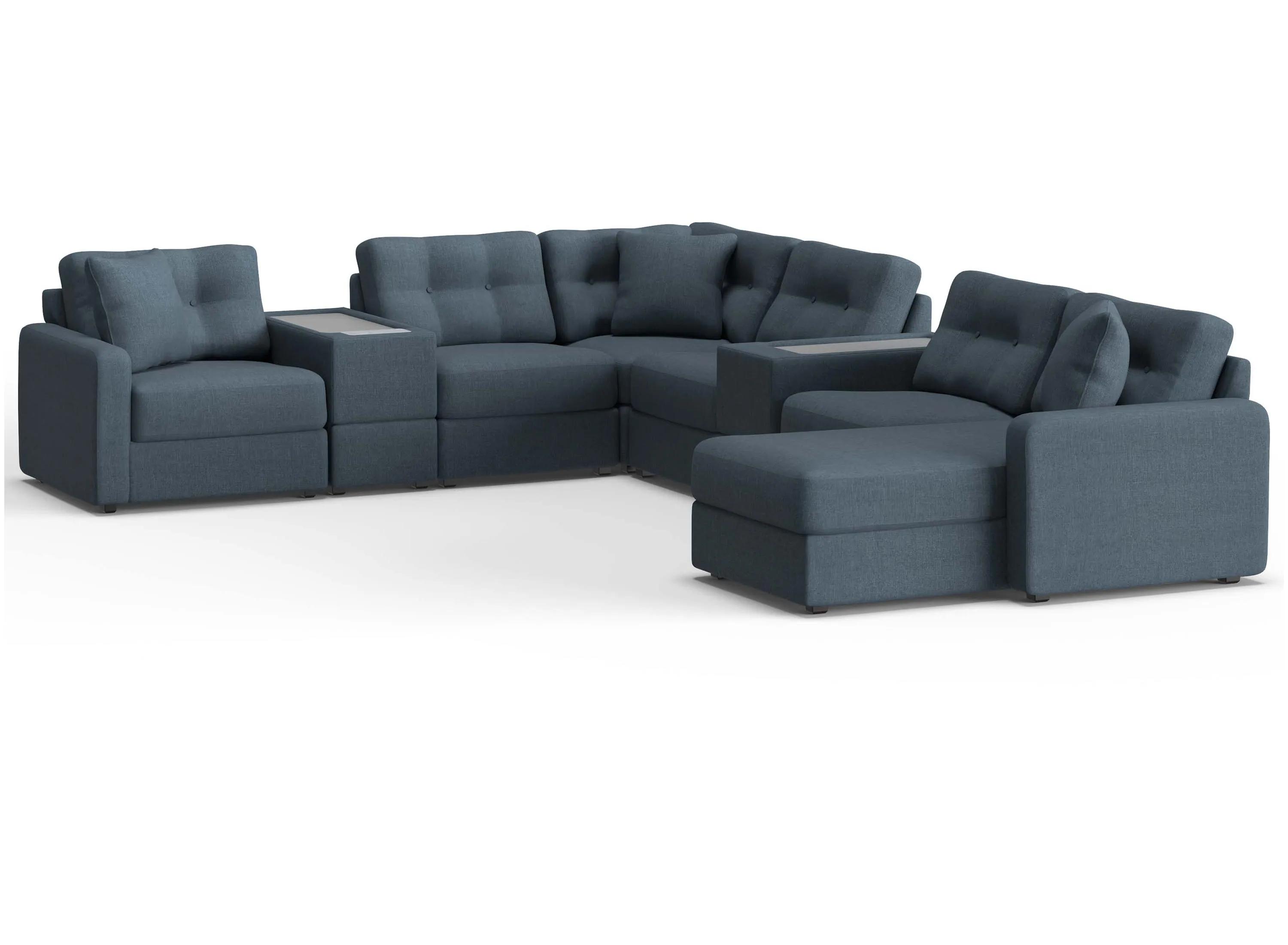 221441110 ModularOne 8-pc. Sectional w/One Power Console sku 221441110