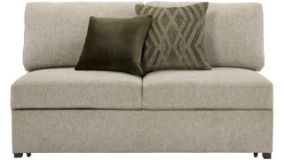 Juniper Armless Klik Klak Loveseat w/ Pop Up Sleeper