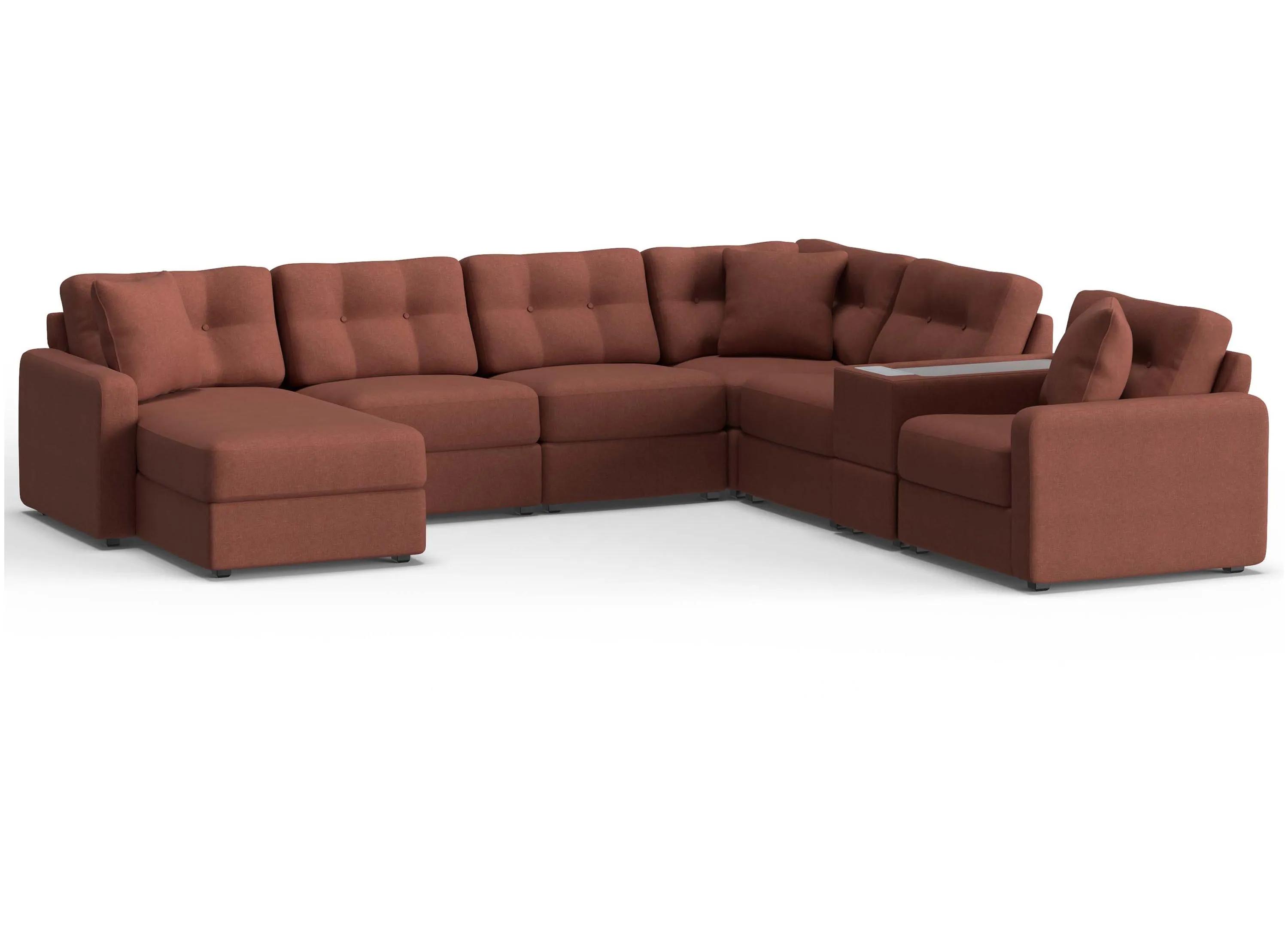 222405080 ModularOne 7-pc. Sectional w/One Power Console sku 222405080