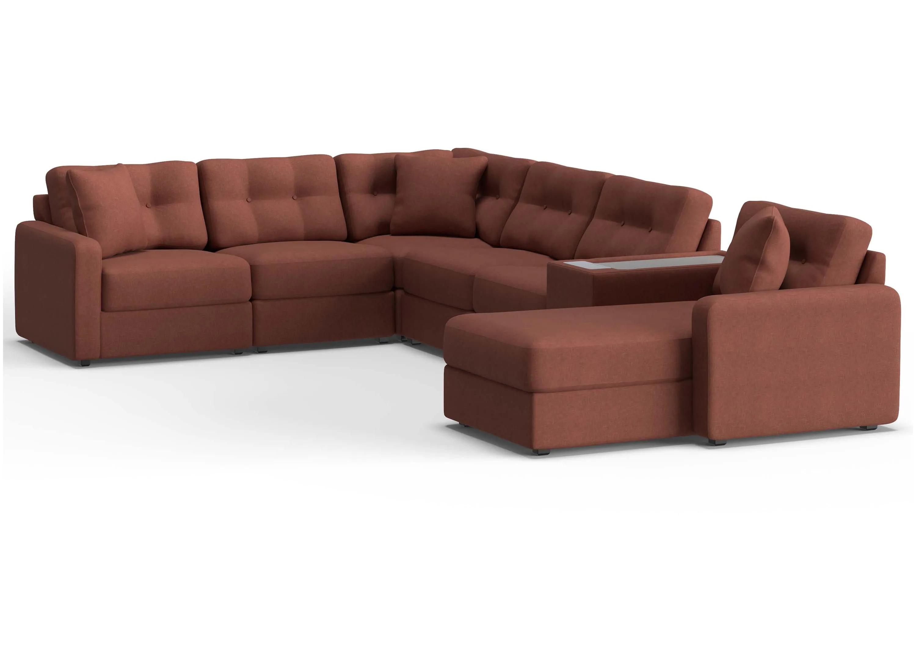 ModularOne 7-pc. Sectional w/One Power Console