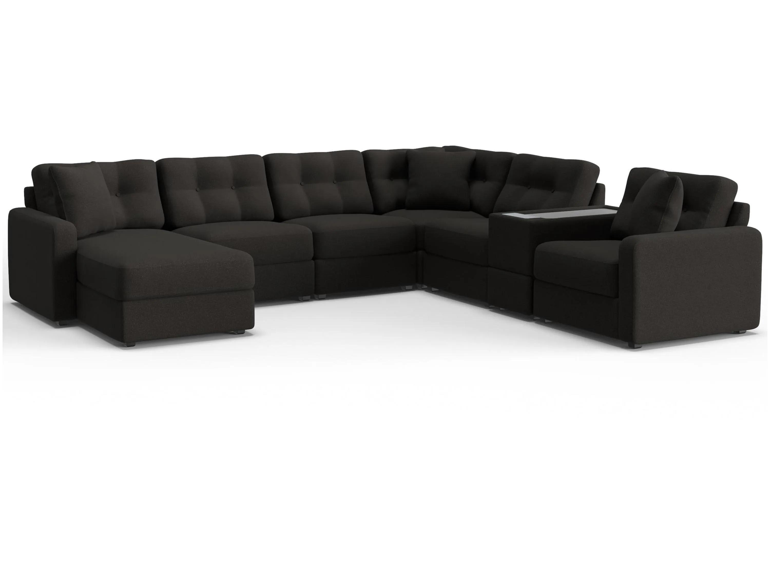 222407080 ModularOne 7-pc. Sectional w/One Power Console sku 222407080