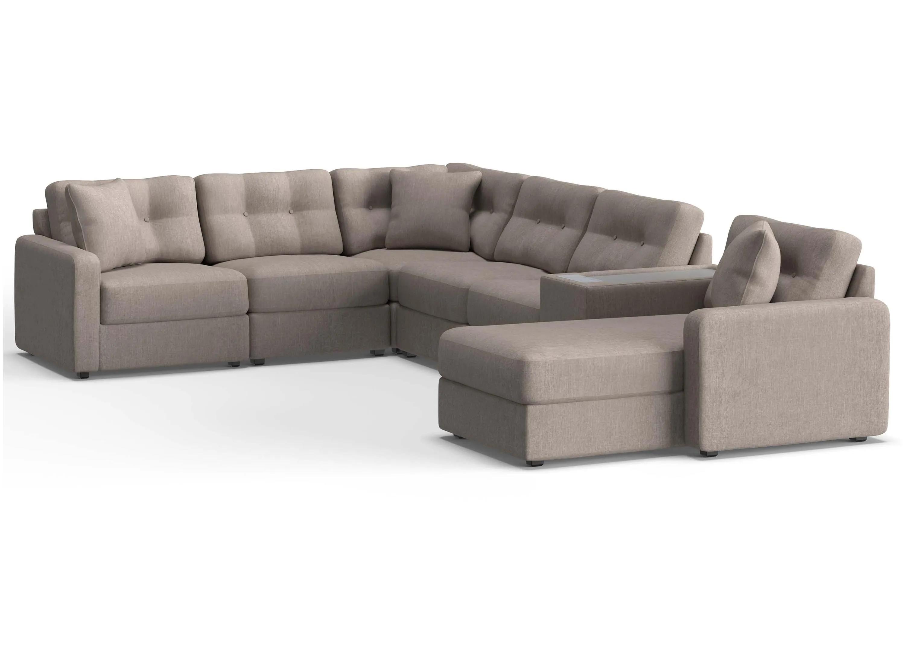 ModularOne 7-pc. Sectional w/One Power Console