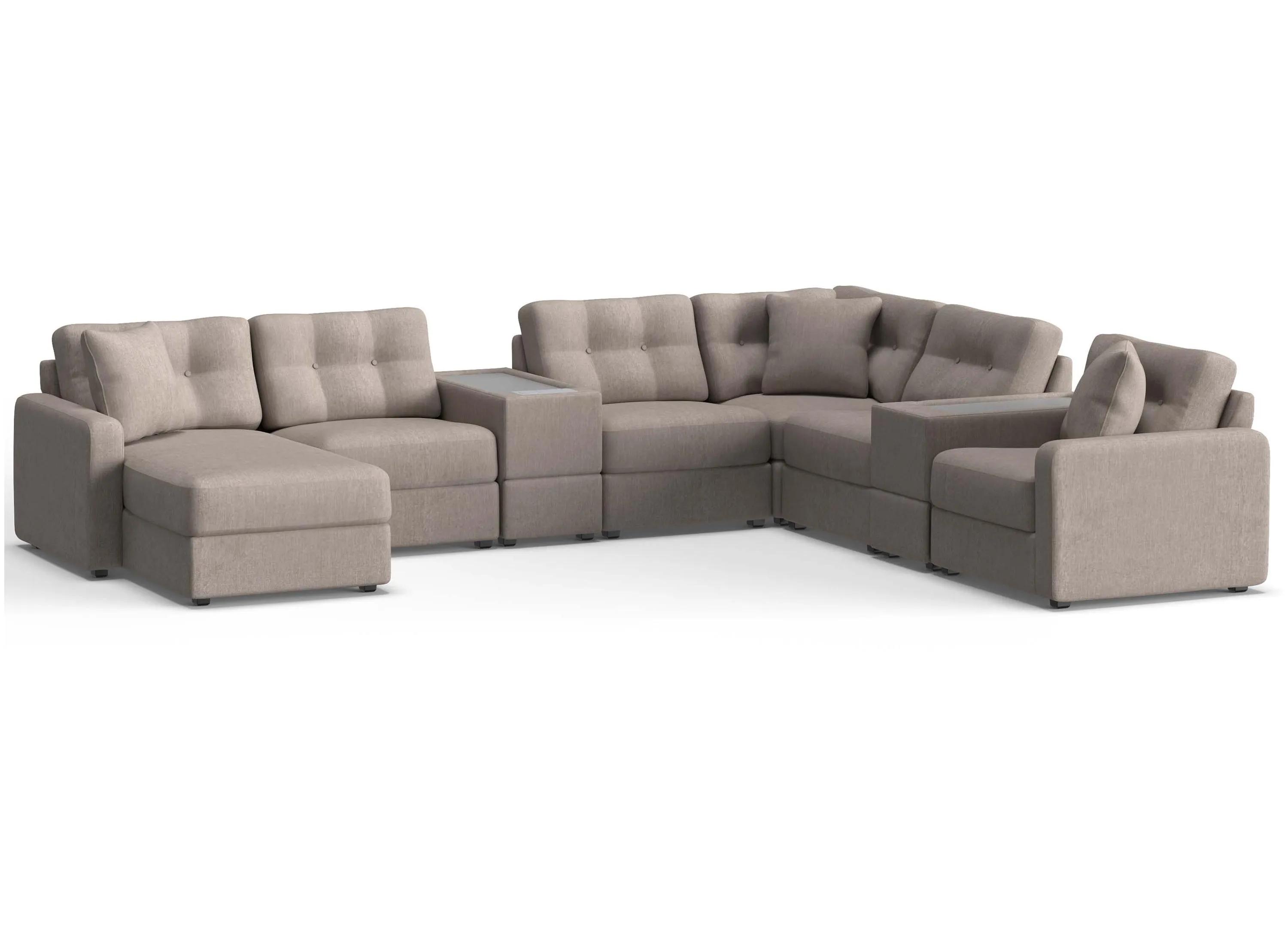 ModularOne 8-pc. Sectional w/One Power Console