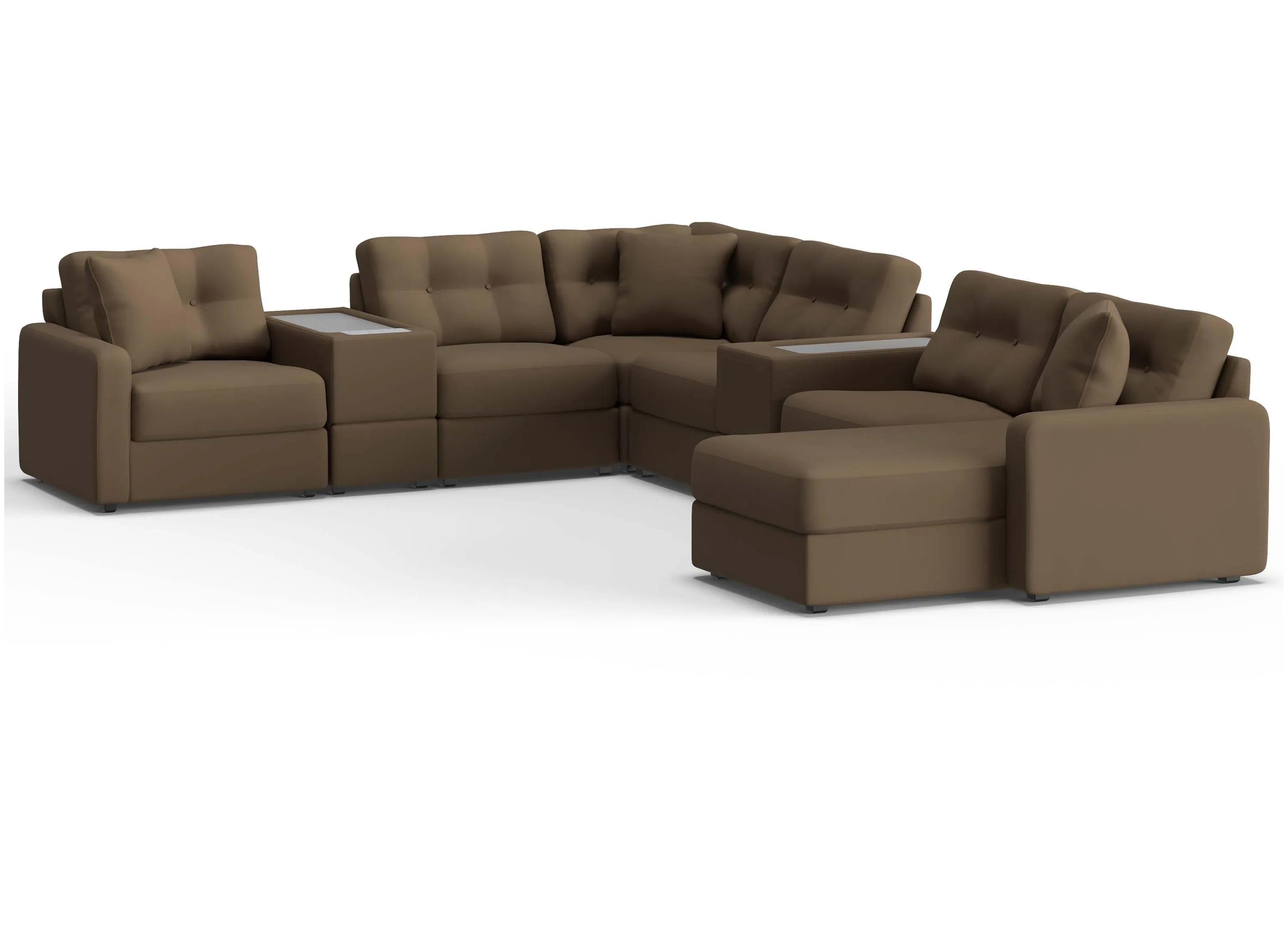 ModularOne 8-pc. Sectional w/One Power Console