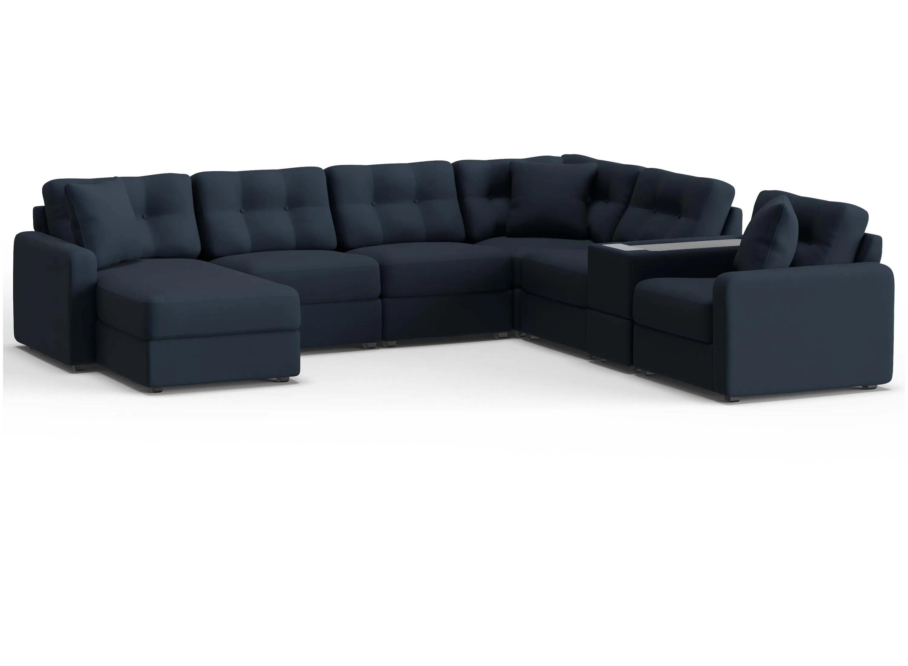 222440090 ModularOne 7-pc. Sectional w/One Power Console sku 222440090