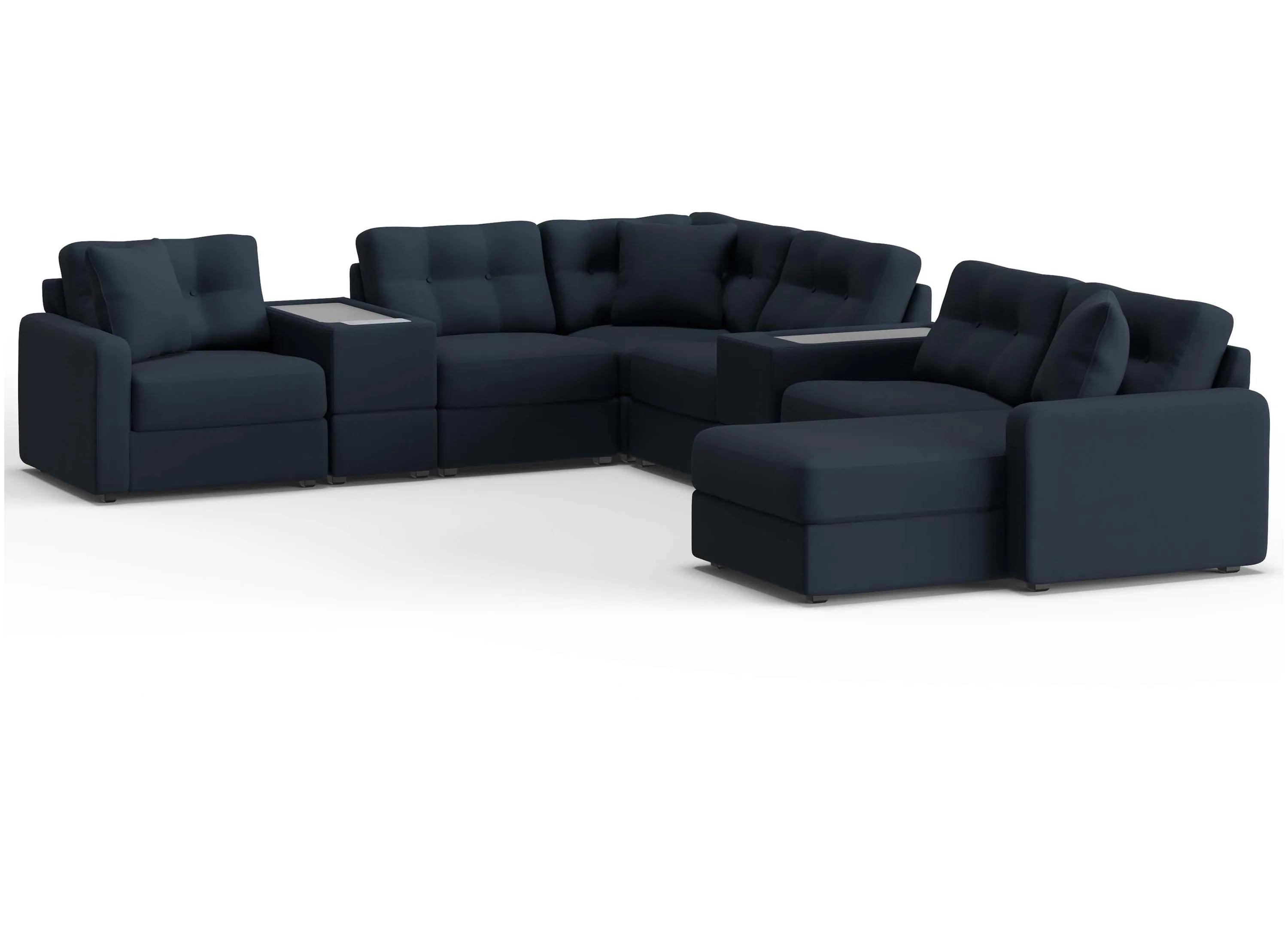 ModularOne 8-pc. Sectional w/One Power Console