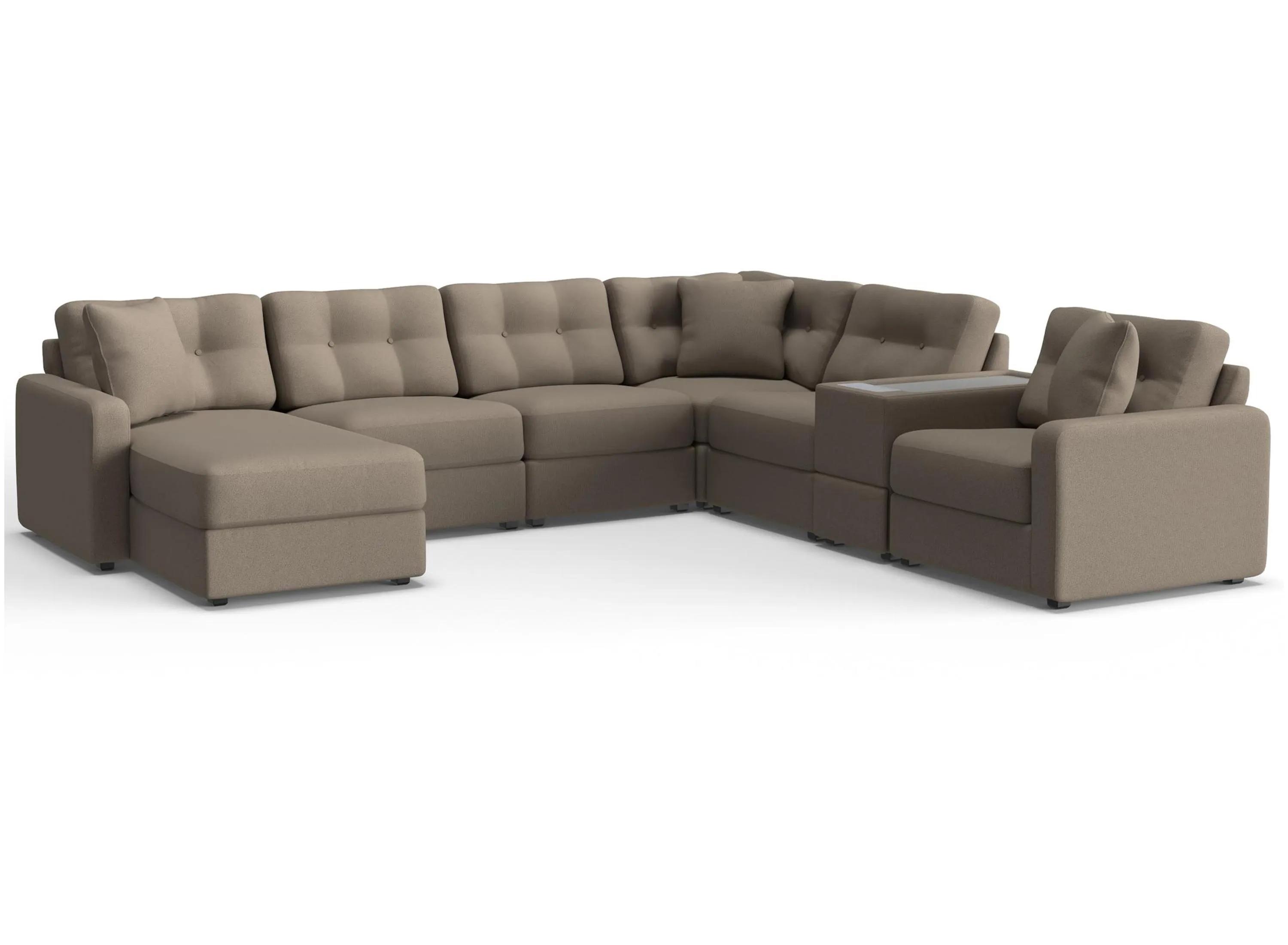 ModularOne 7-pc. Sectional w/One Power Console