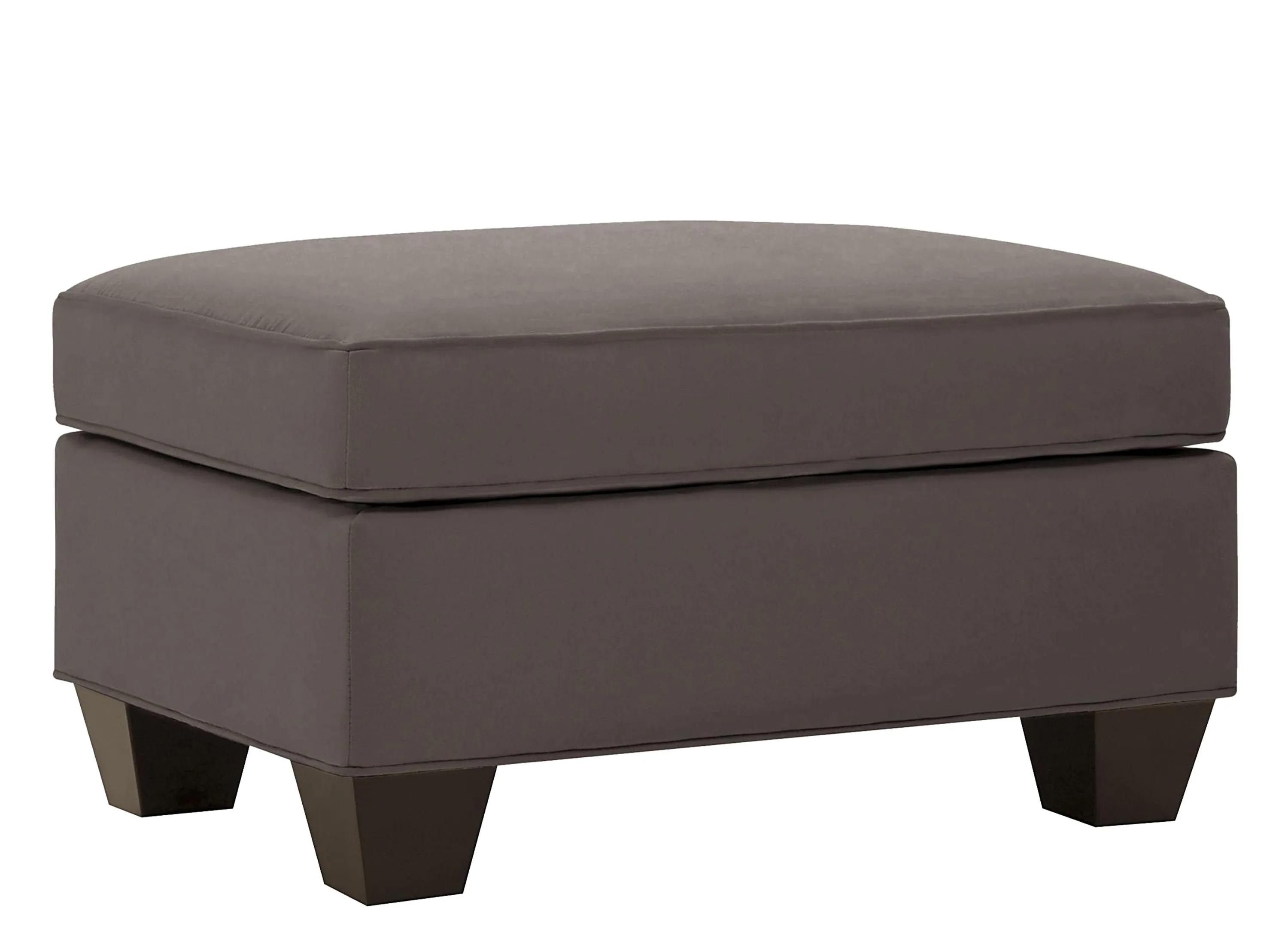 Briarwood Microfiber Ottoman