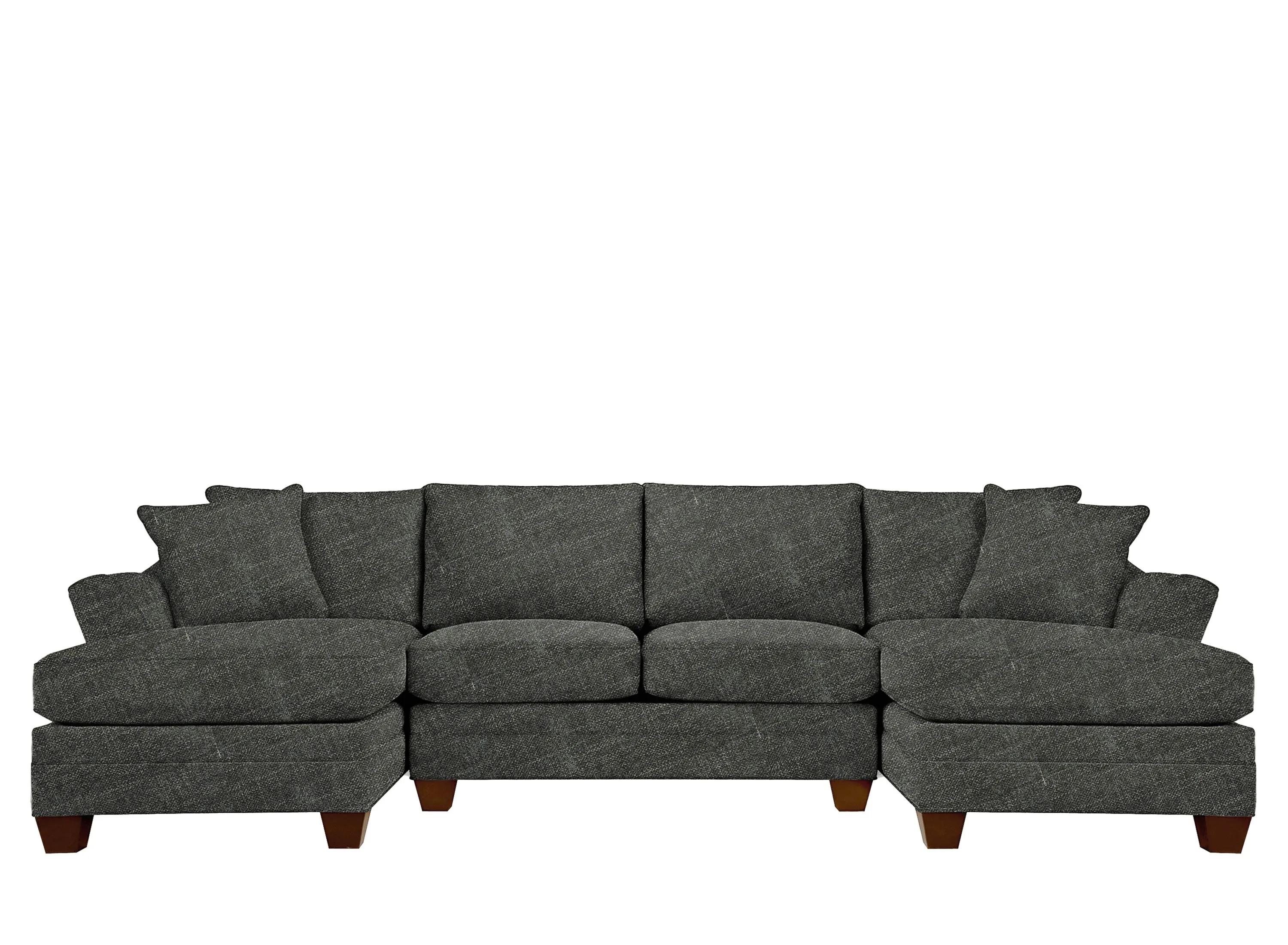 227342711 Foresthill 3-pc. Symmetrical Chaise Sectional Sofa sku 227342711
