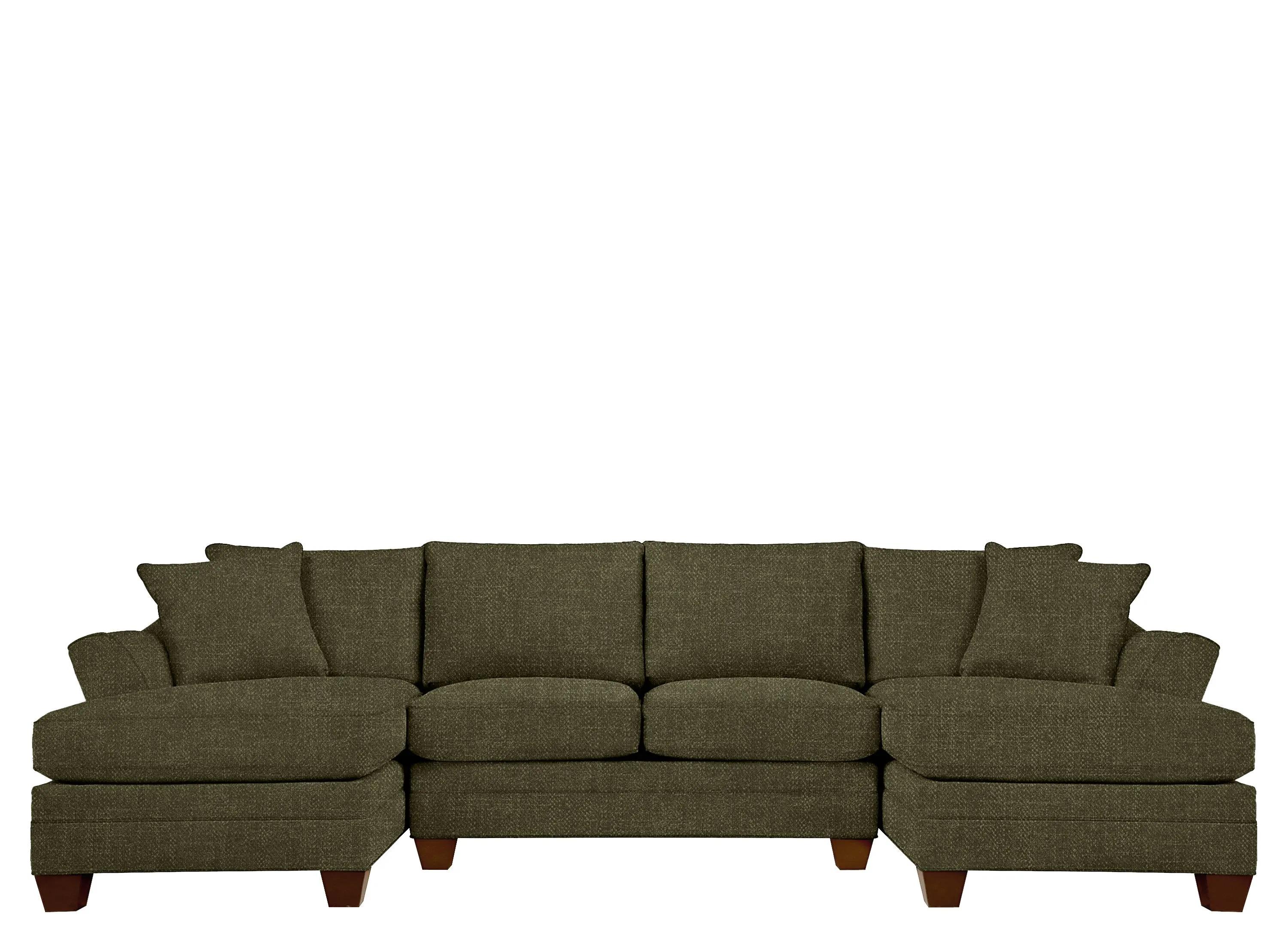 227356132 Foresthill 3-pc. Symmetrical Chaise Sectional Sofa sku 227356132
