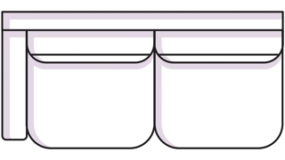 Gilmore Left Arm Facing Loveseat
