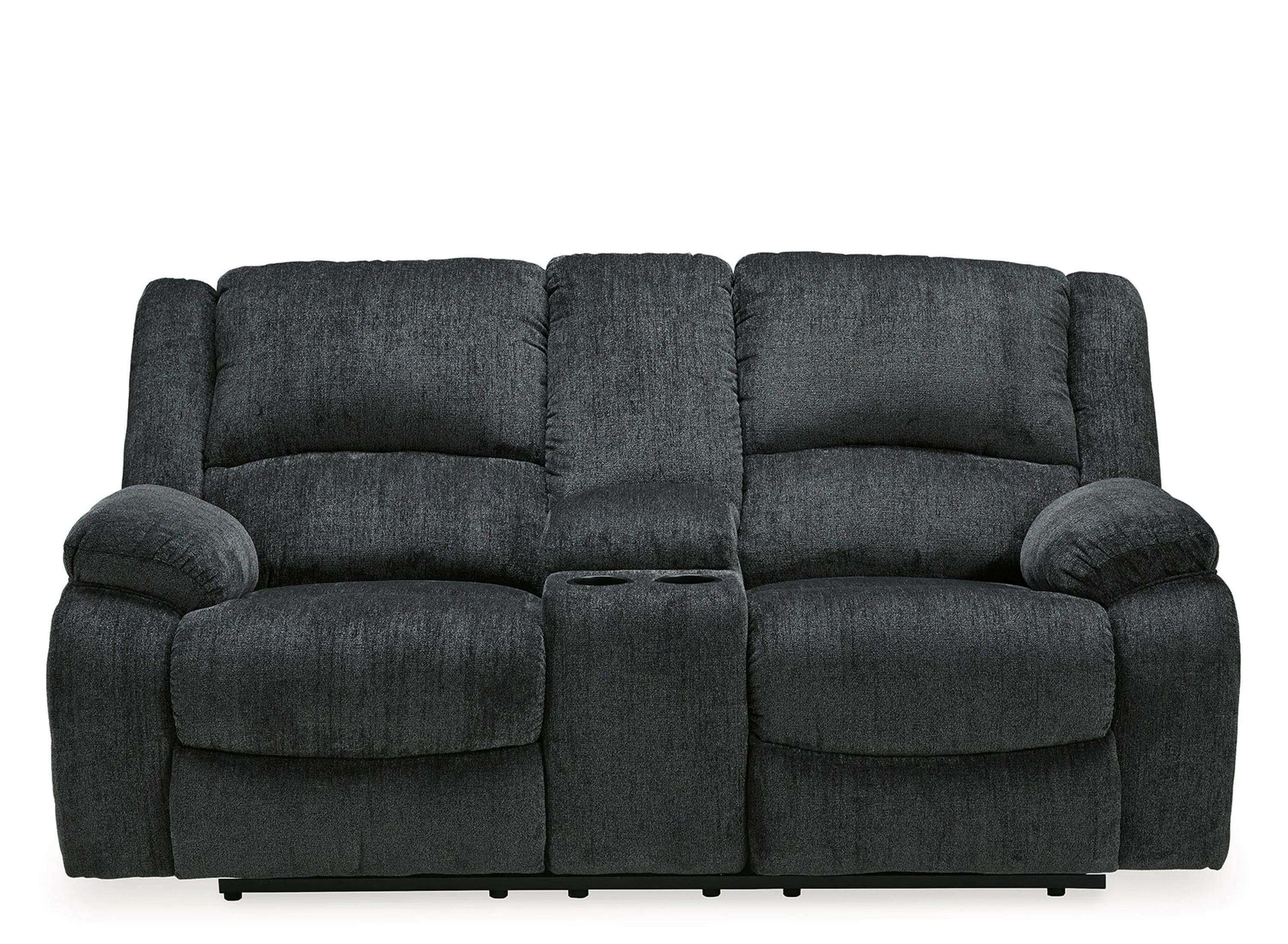 Draycoll Reclining Loveseat with Console
