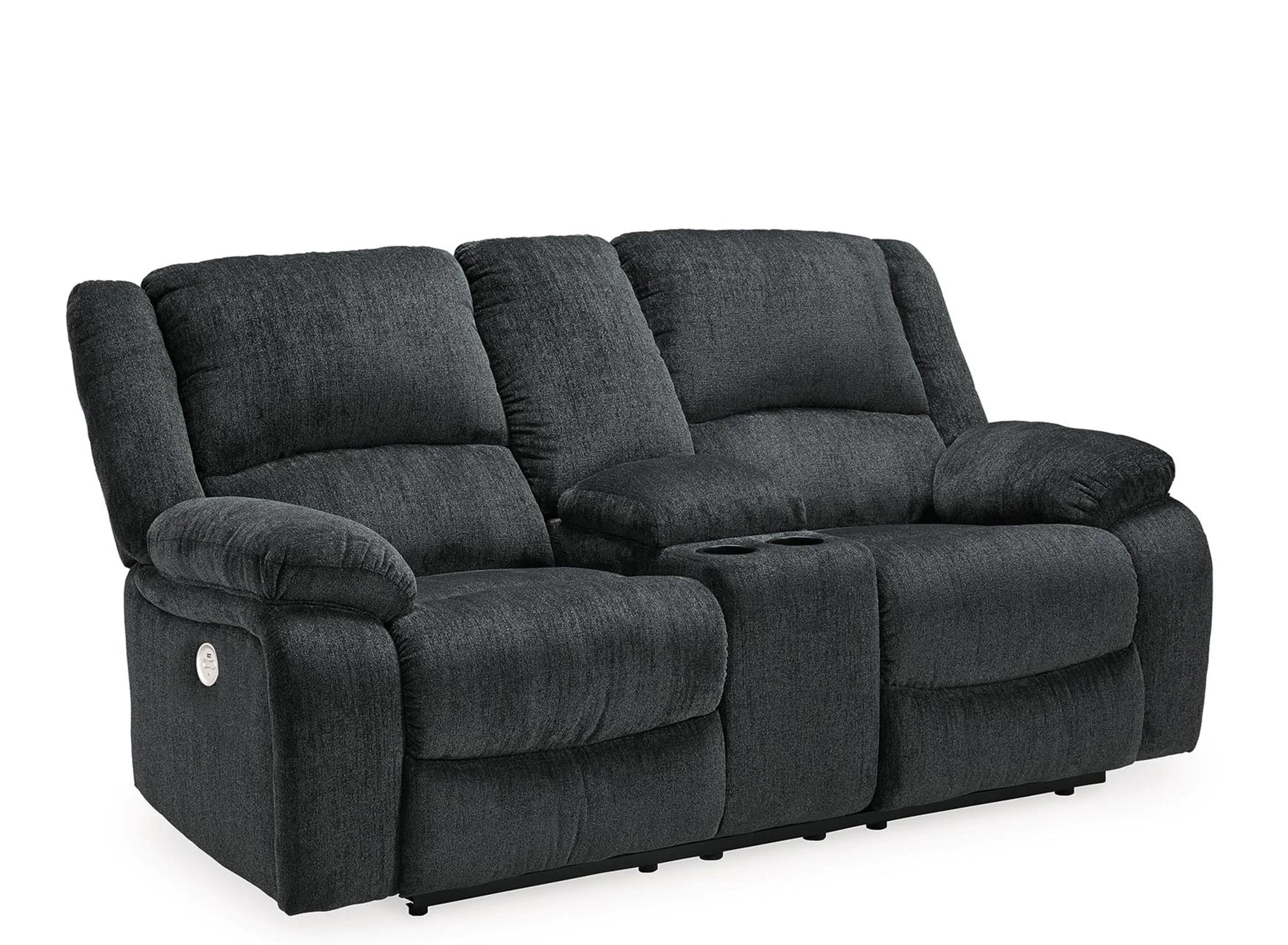 Draycoll Power Reclining Loveseat with Console