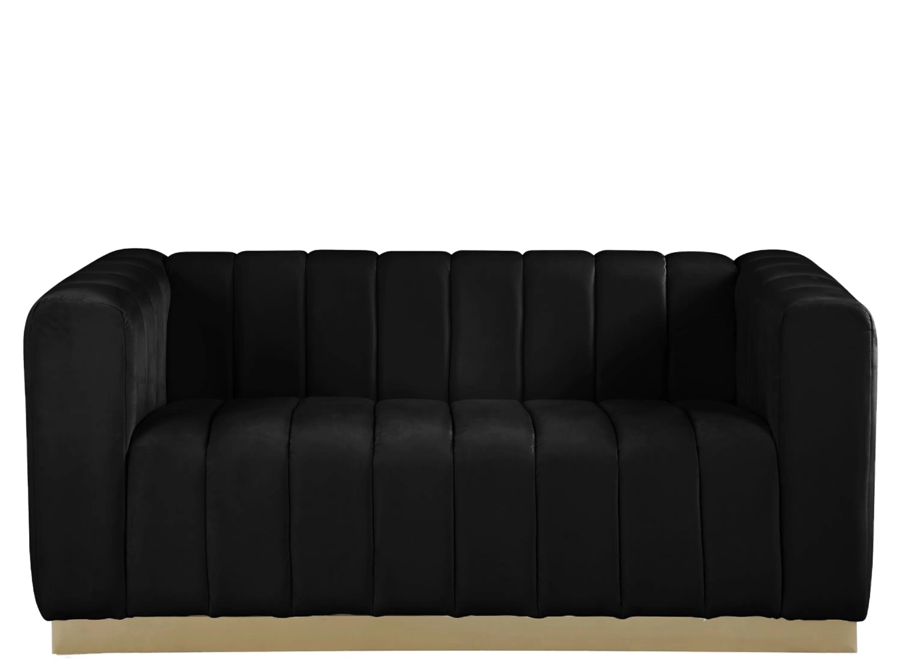 Marlon Velvet Loveseat