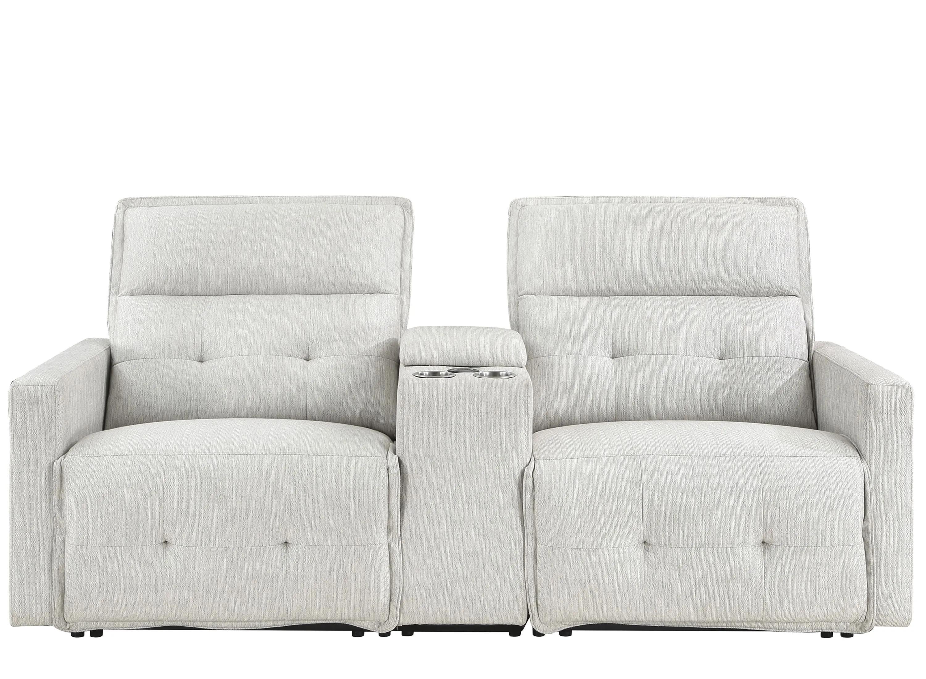 Fitch Power Double Reclining Loveseat