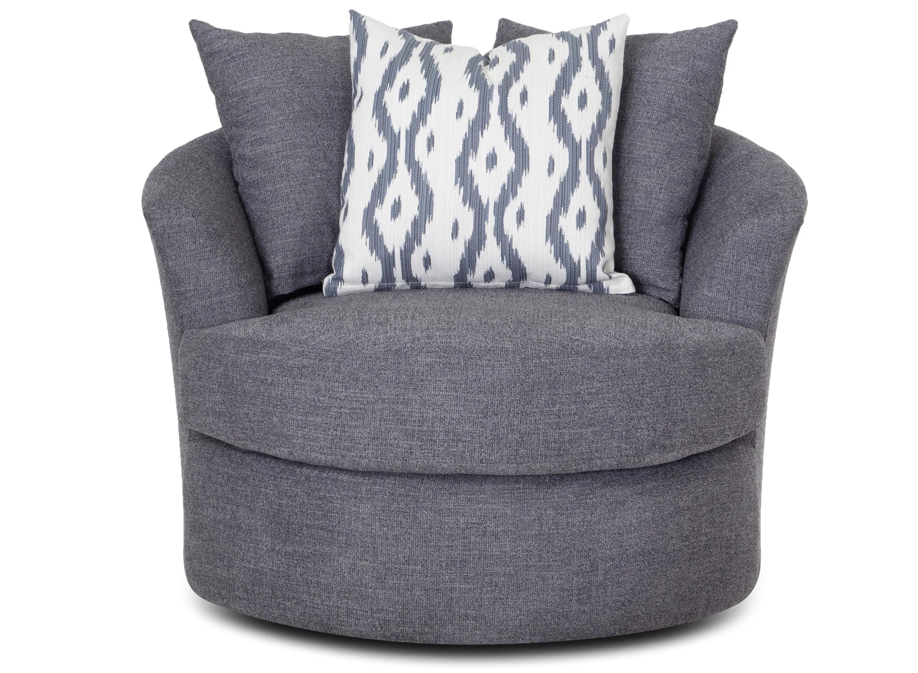 Carter Swivel Barrel Chair