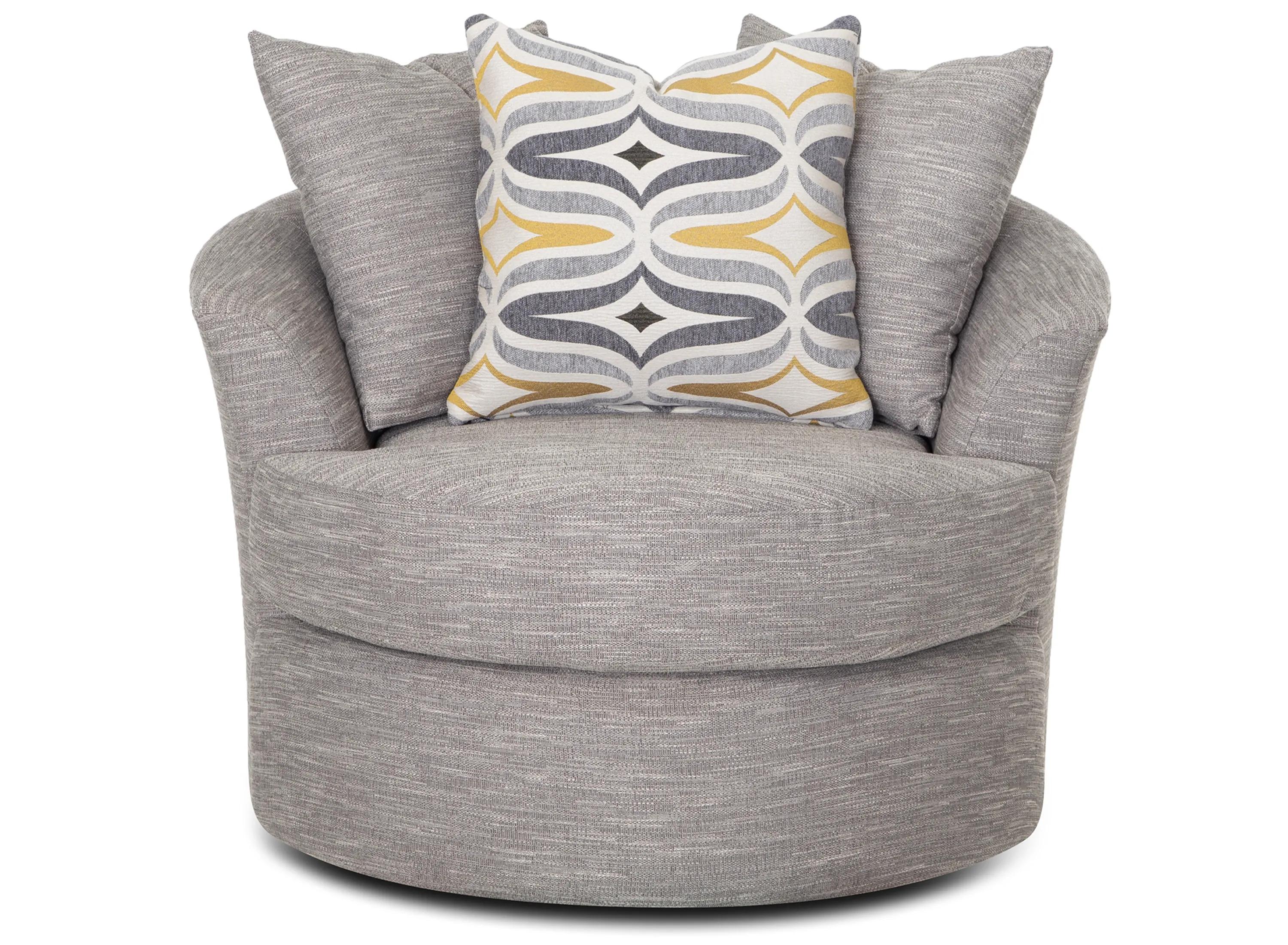 Carter Swivel Barrel Chair